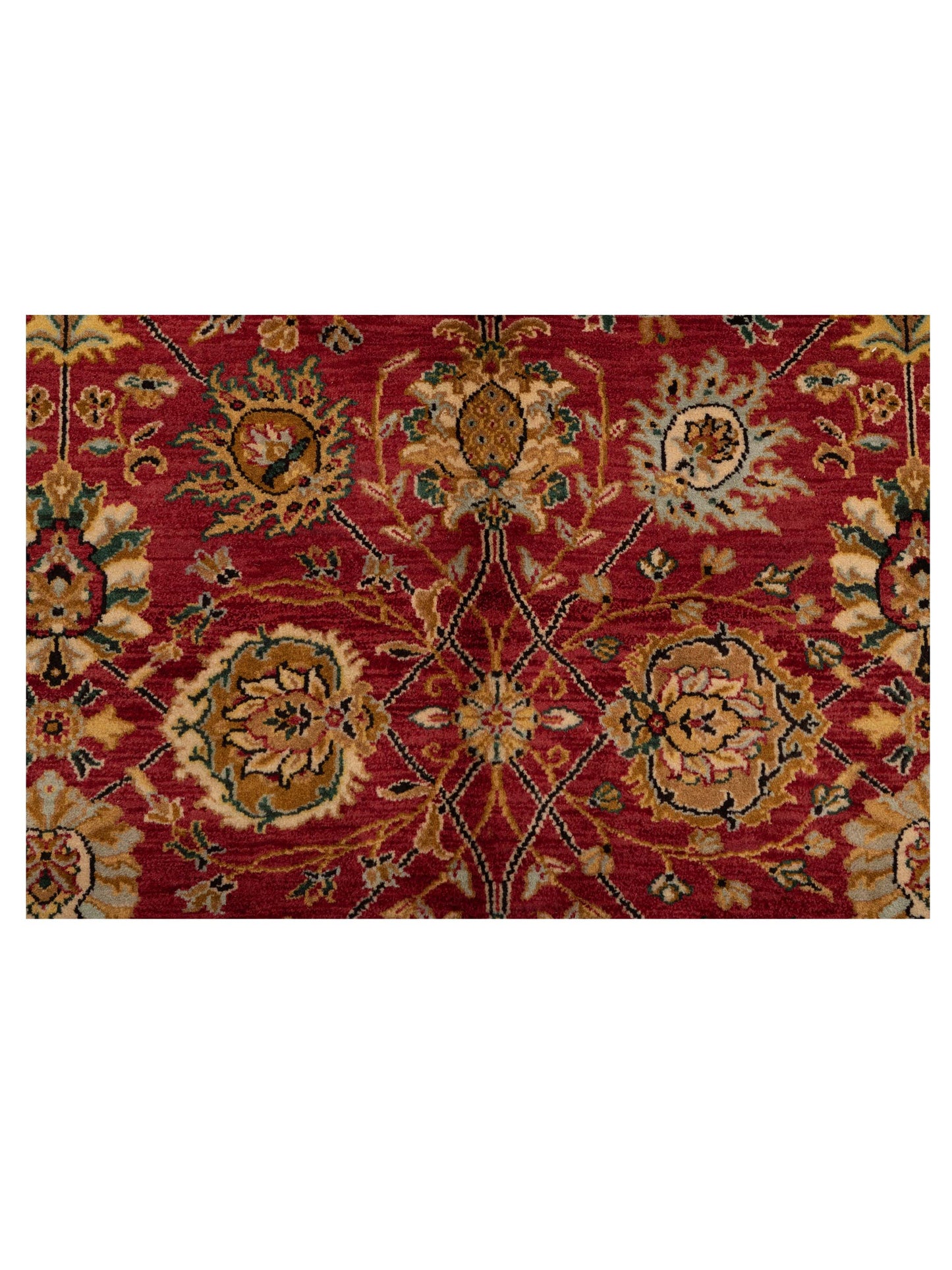 Crown 146927 Red Silver 4x6.1 Hand Knotted Rug