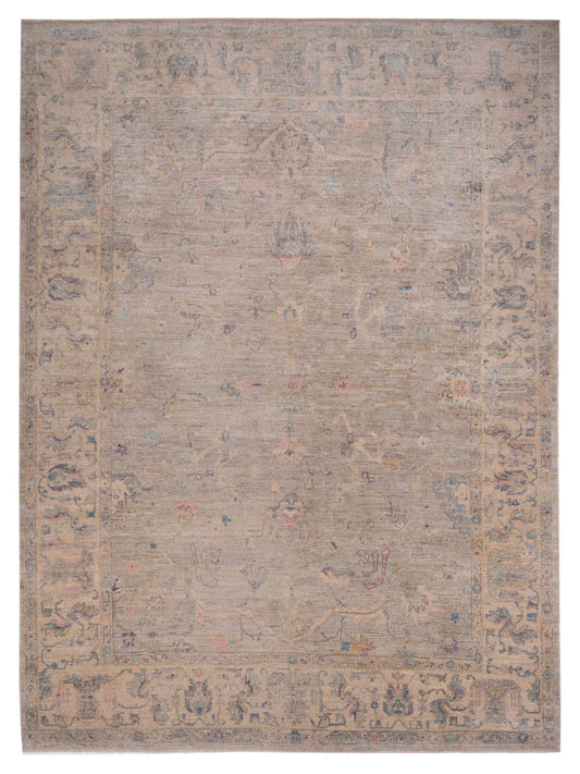 Anadol Angora Oushak  Gray Ivory Traditional