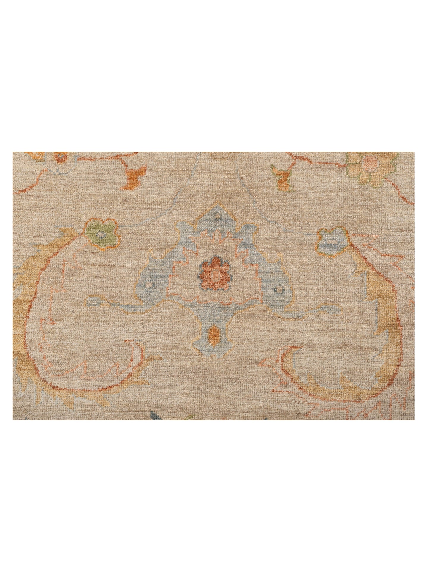 Angora Oushak 147124 Silver Silver 12.1x17.5 Hand Knotted Rug