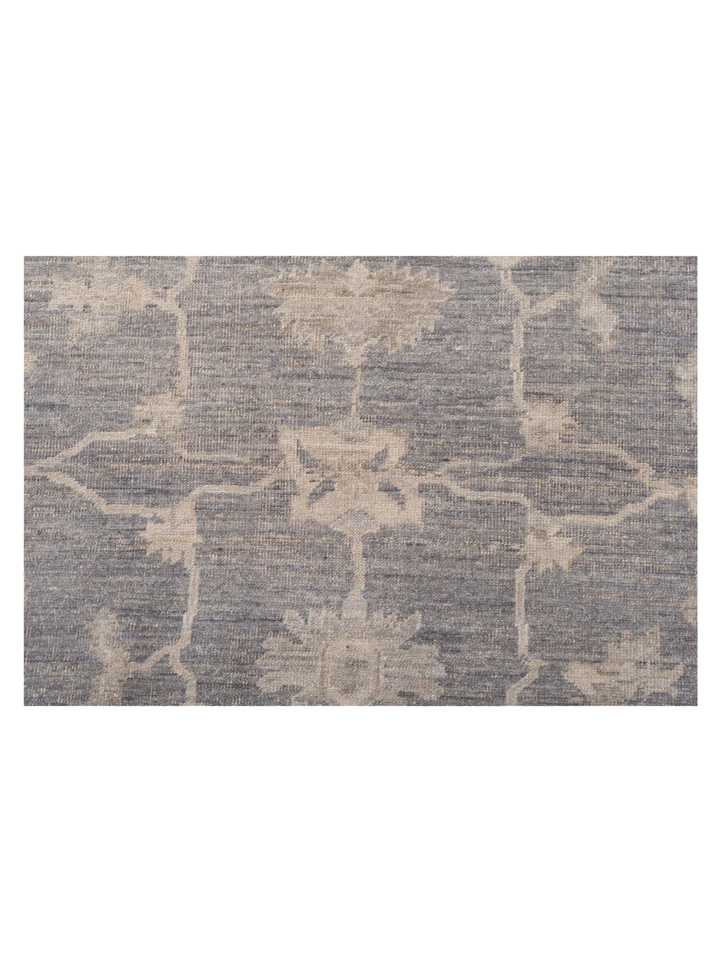 Angora Oushak 147150 Gray Dark Gray 8x9.6 Hand Knotted Rug