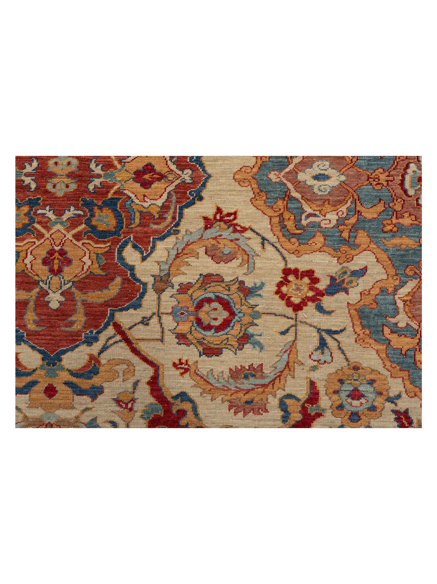 Antique Loom Fine 147214 Ivory Gold 9.7x11.1 Hand Knotted Rug