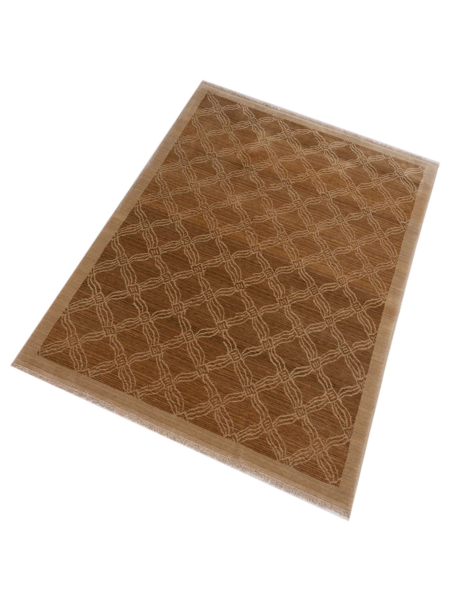 Alara 147275 Gold Gold 5x7.3 Machine Made Rug