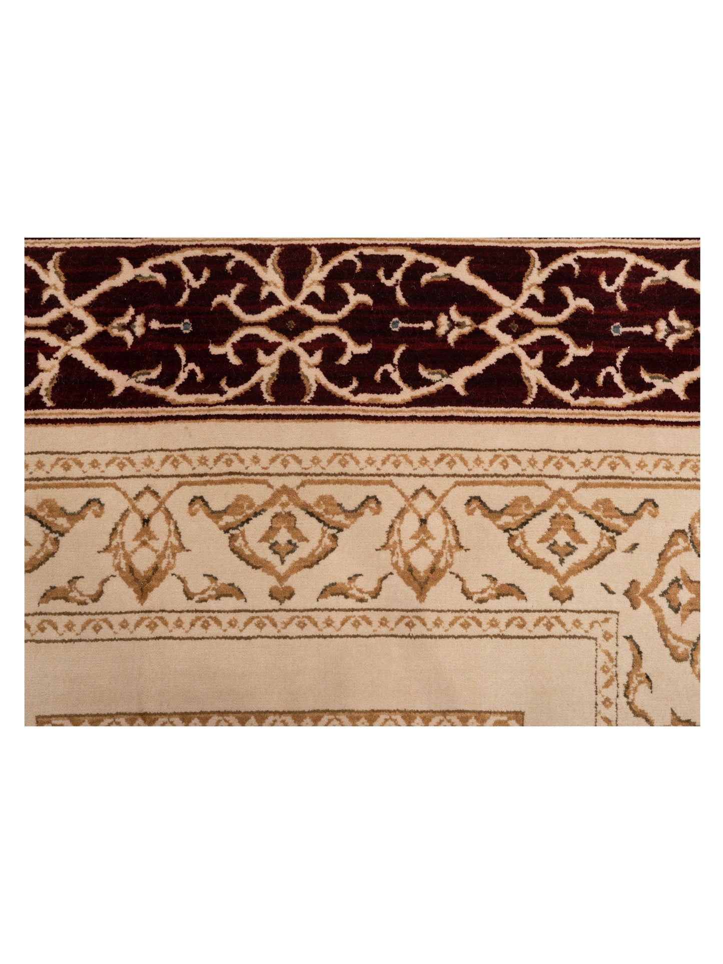 Alara 147291 Ivory Red 5.3x7.7 Machine Made Rug