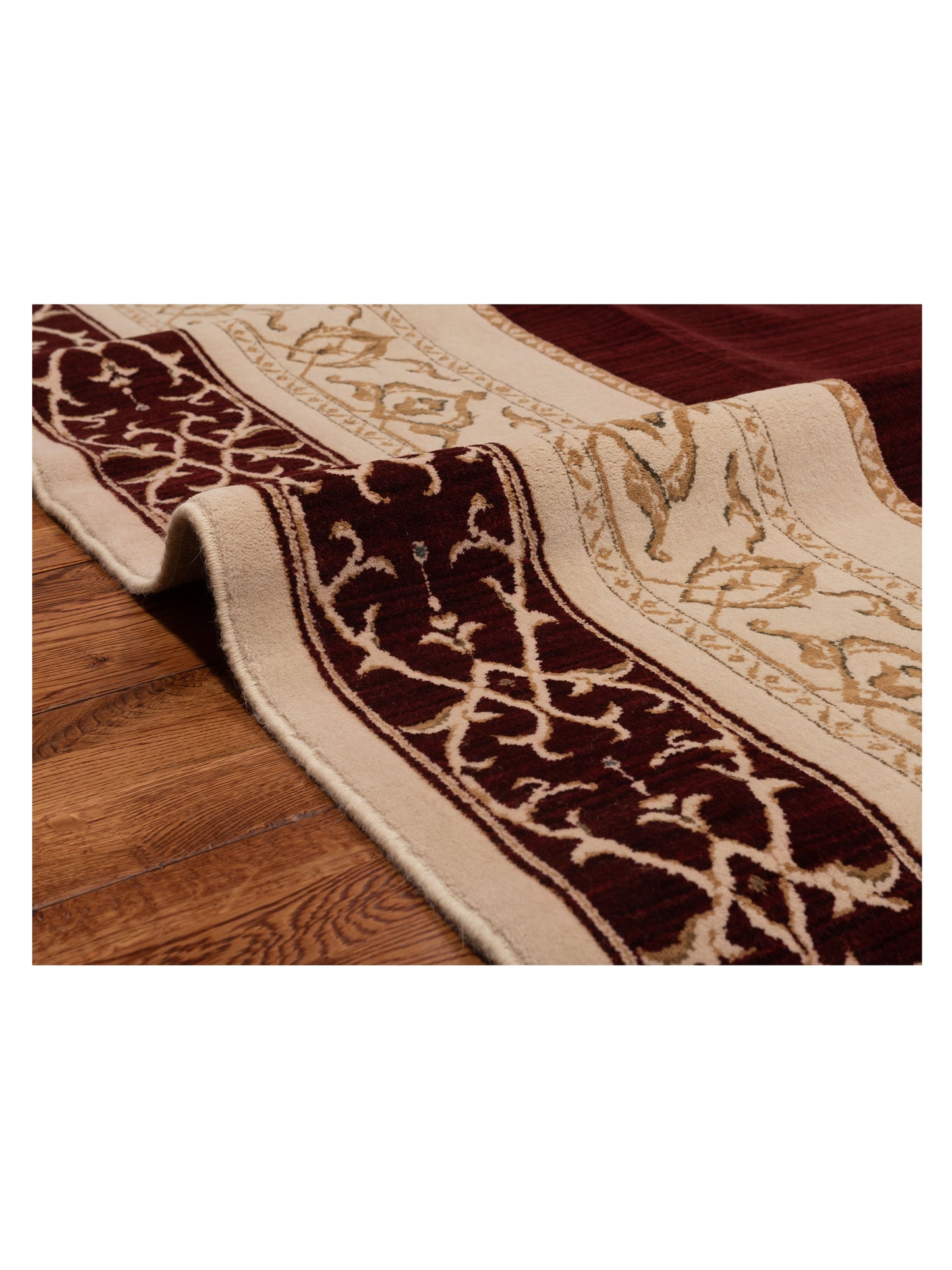 Alara 147291 Ivory Red 5.3x7.7 Machine Made Rug