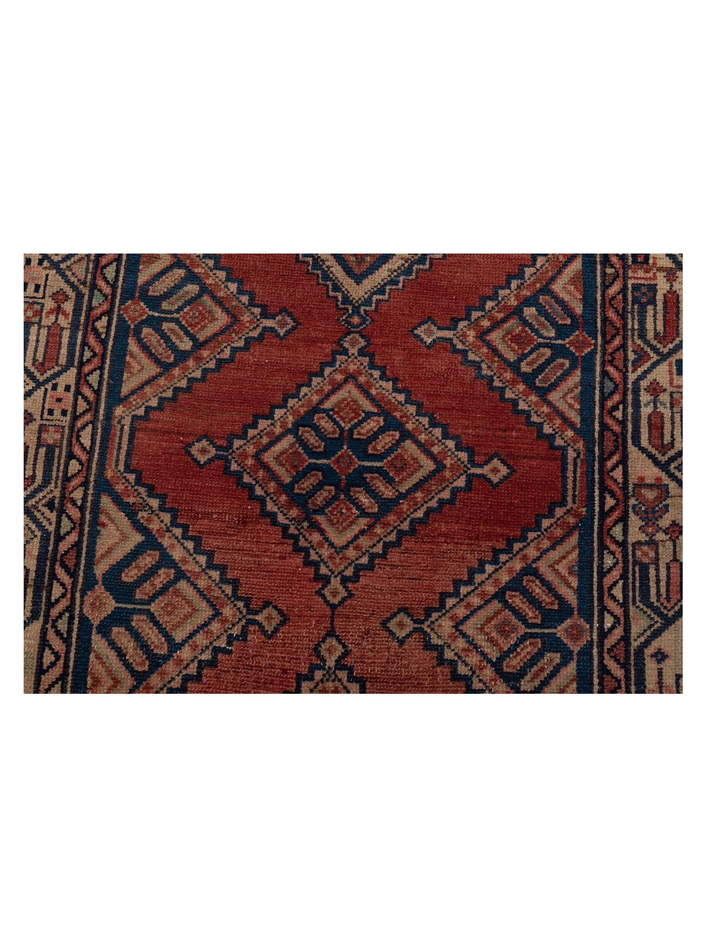 Antique Heirloom 147308 Rust Ivory 2.8x10 Hand Knotted Rug