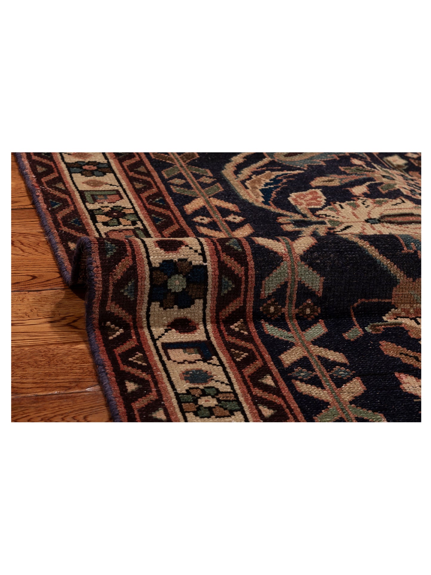 Antique Heirloom 147311 Charcoal Ivory 2.9x9.2 Hand Knotted Rug