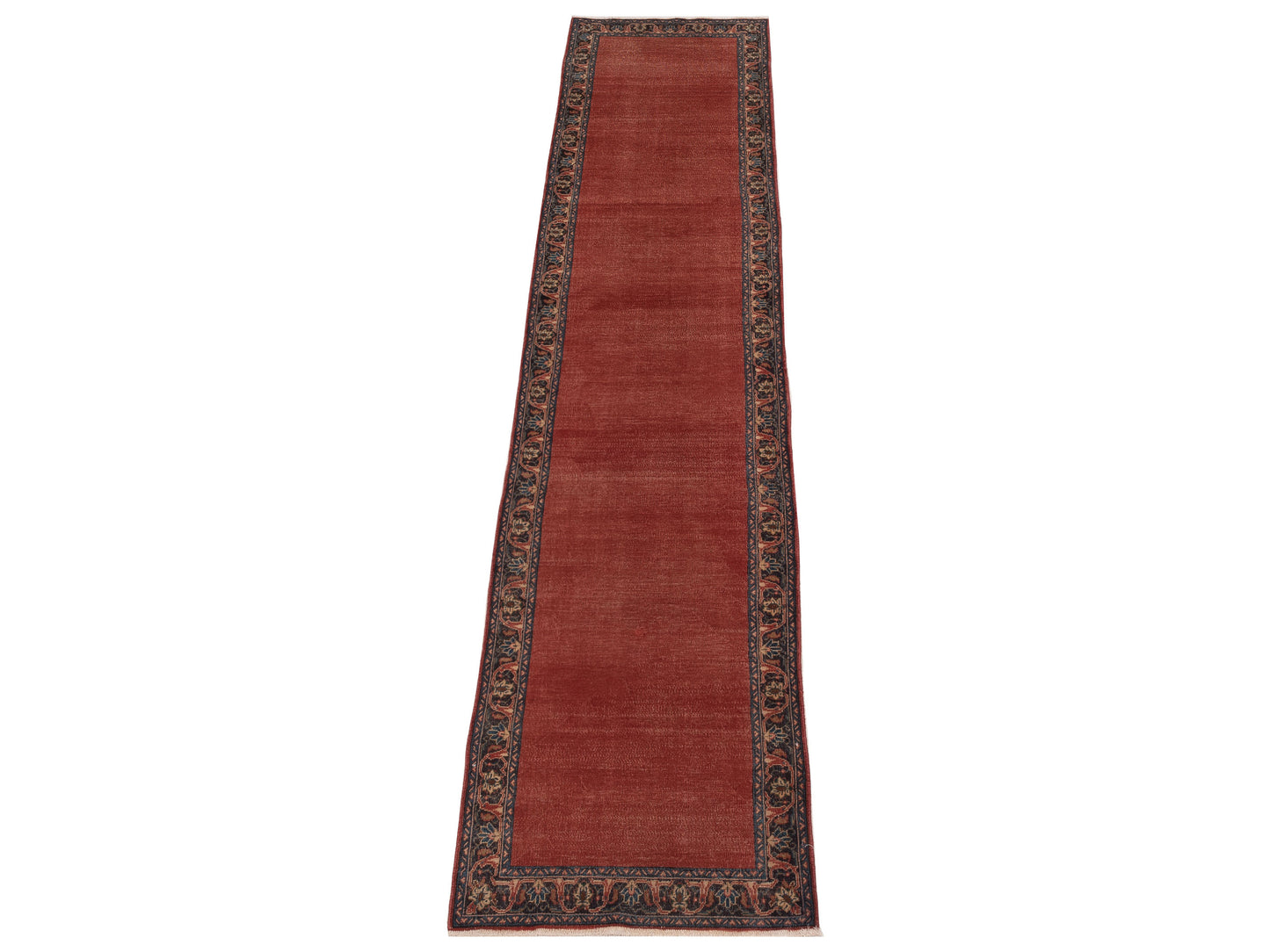 Antique Heirloom 147321 Rust Brown 2.10x13.3 Hand Knotted Rug