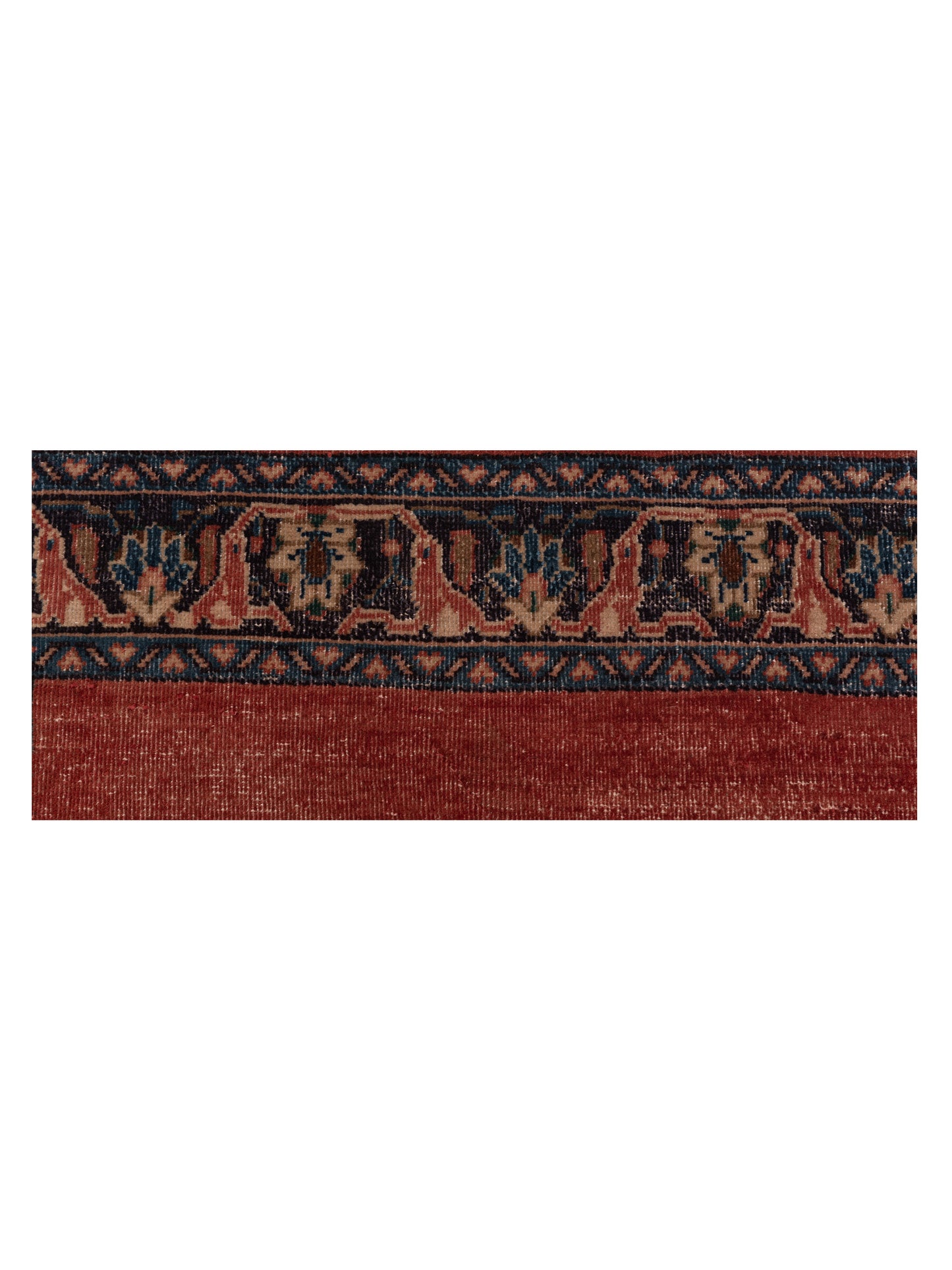 Antique Heirloom 147321 Rust Brown 2.10x13.3 Hand Knotted Rug