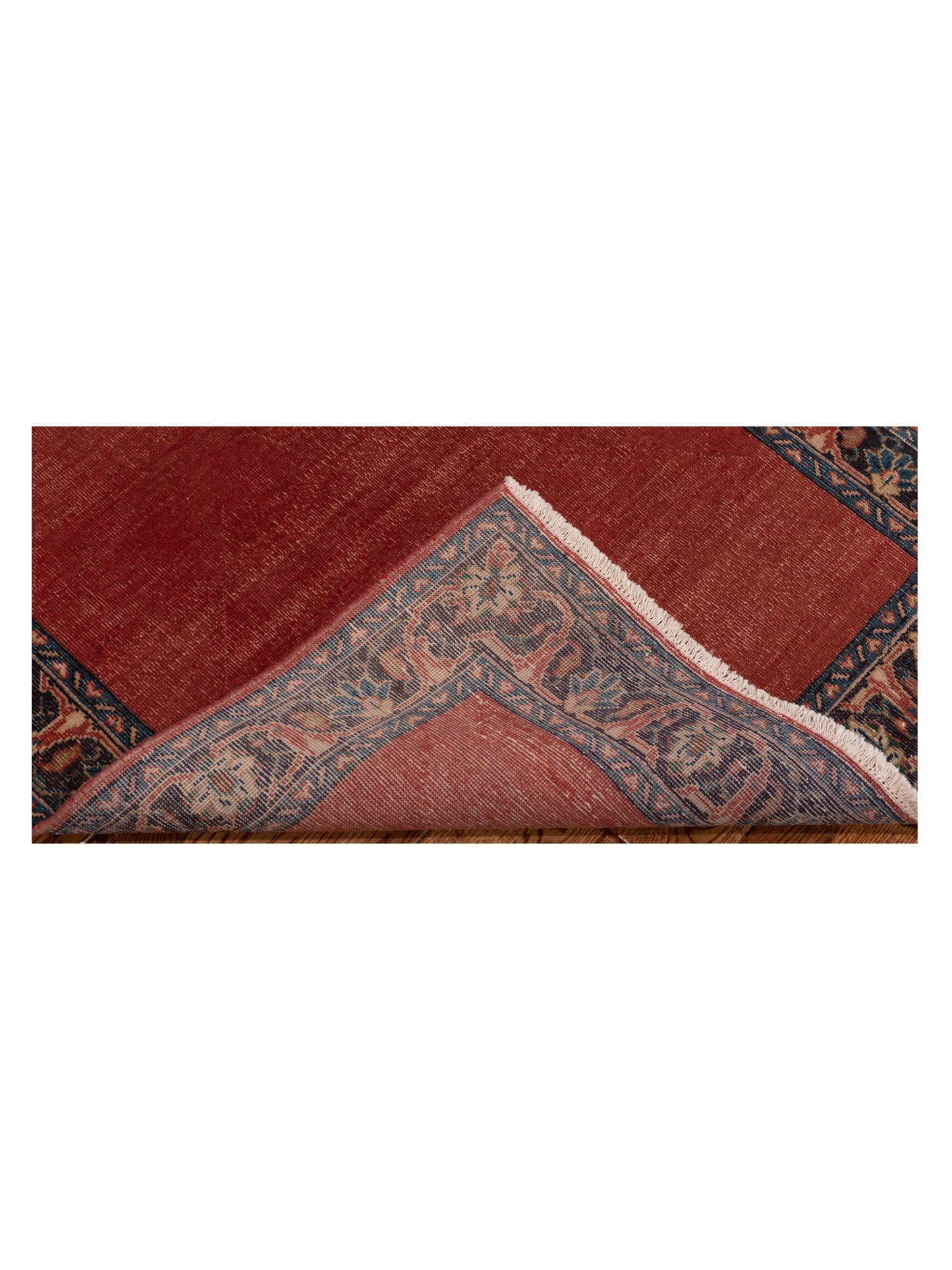 Antique Heirloom 147321 Rust Brown 2.10x13.3 Hand Knotted Rug