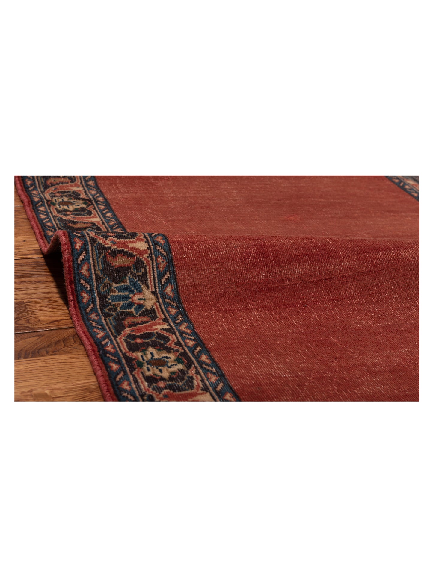 Antique Heirloom 147321 Rust Brown 2.10x13.3 Hand Knotted Rug