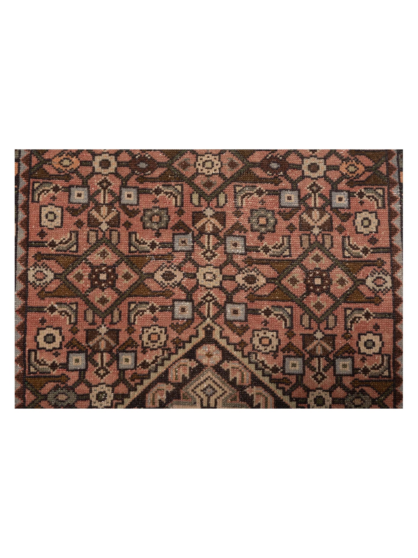 Antique Heirloom 147330 Brick Ivory 2.9x9.6 Hand Knotted Rug