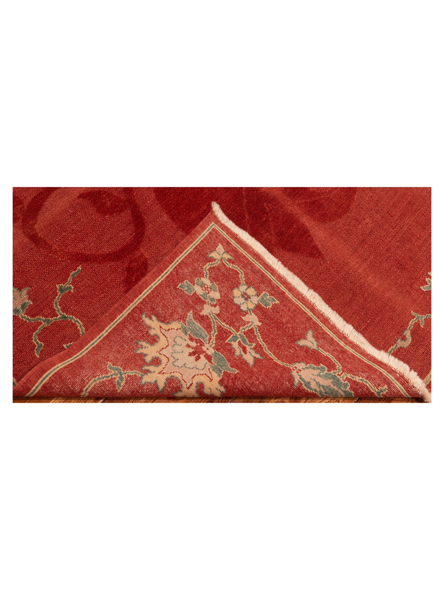Antique Loom 147341 Red Red 5x7.3 Hand Knotted Rug