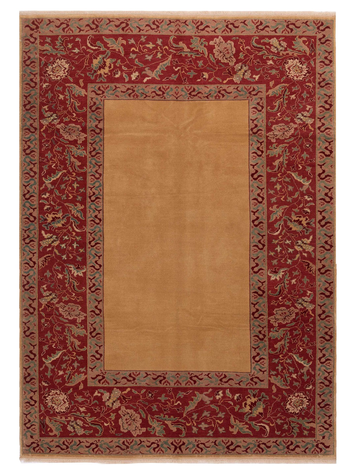 Pasha Antique Loom Gold Red Traditional