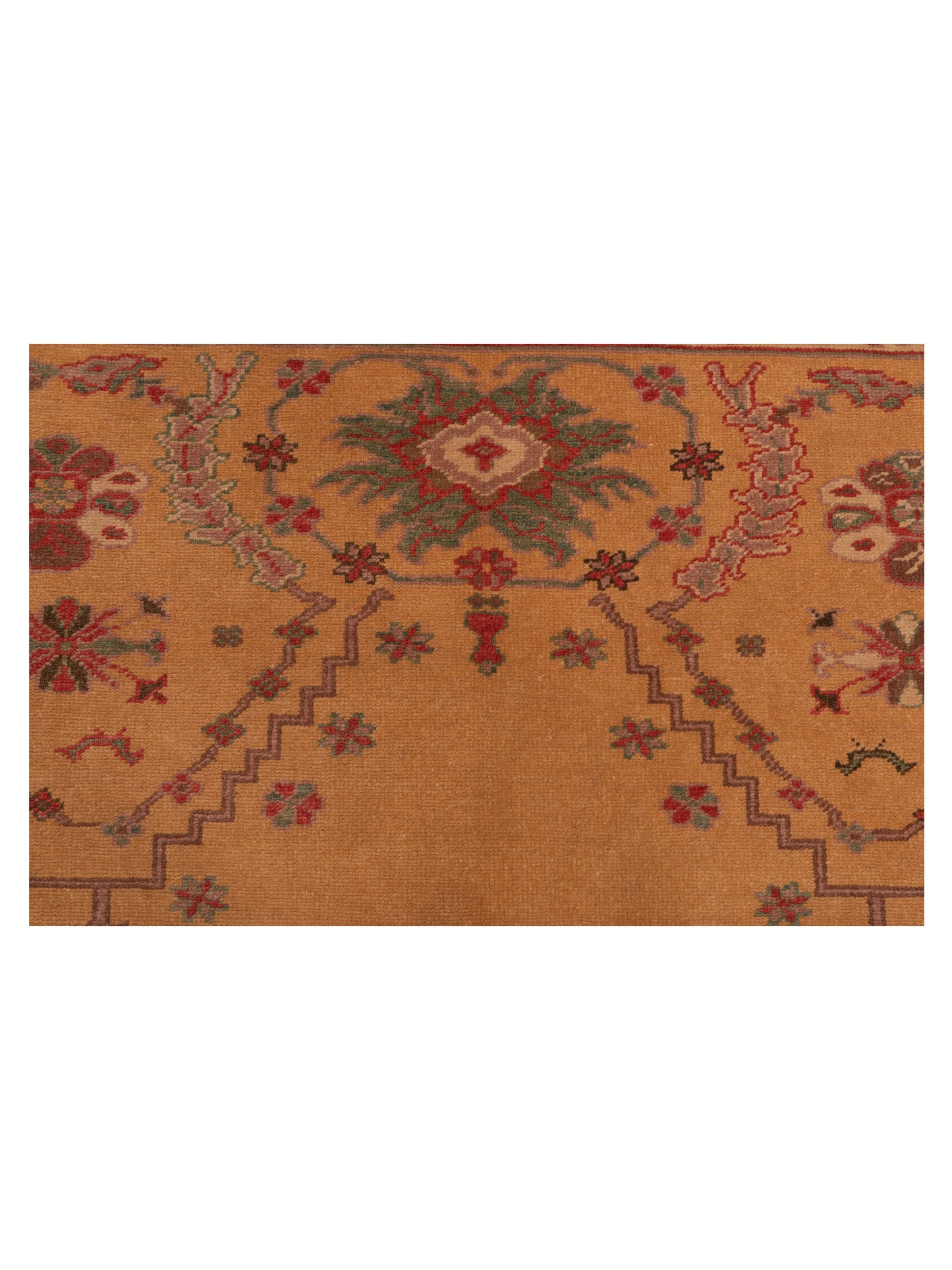 Antique Loom 147356 Gold Gold 5.9x8.4 Hand Knotted Rug