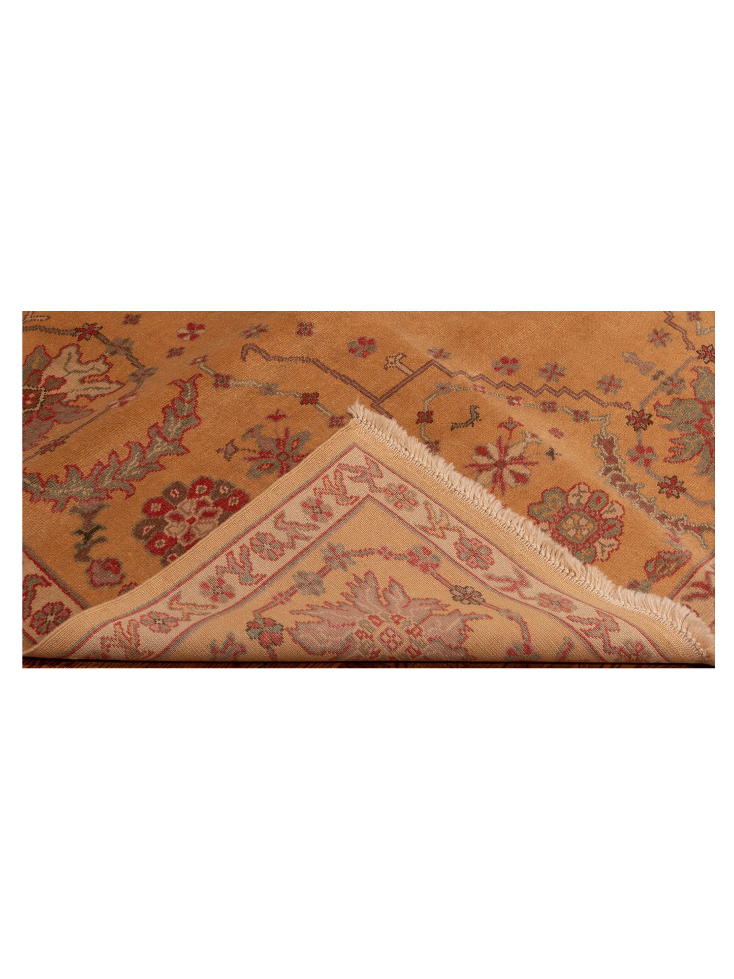 Antique Loom 147356 Gold Gold 5.9x8.4 Hand Knotted Rug