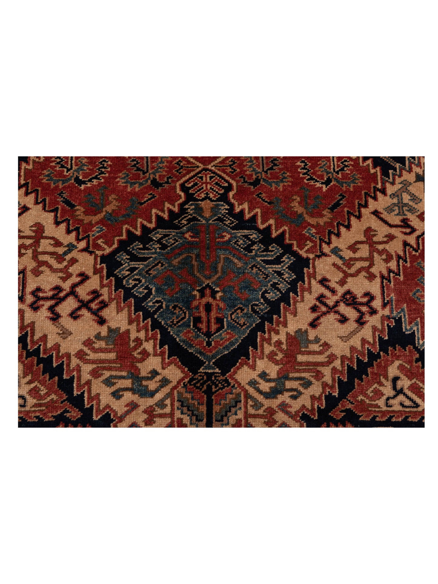 Antique Loom 147357 Navy Red 5.10x8.6 Hand Knotted Rug