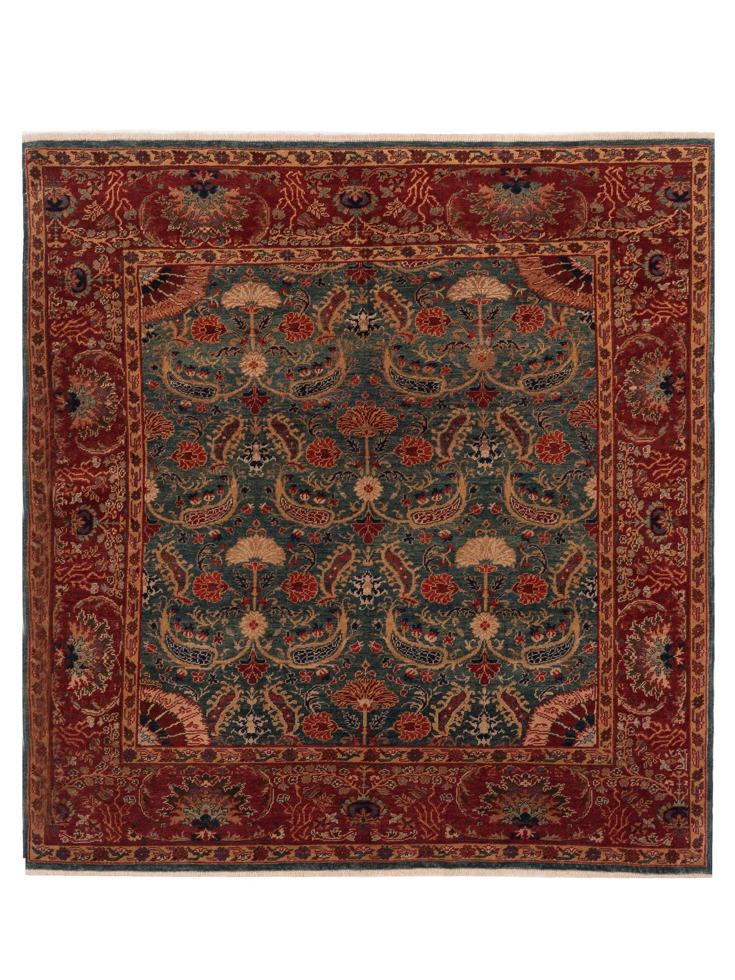 Pasha Antique Loom Blue Red Traditional