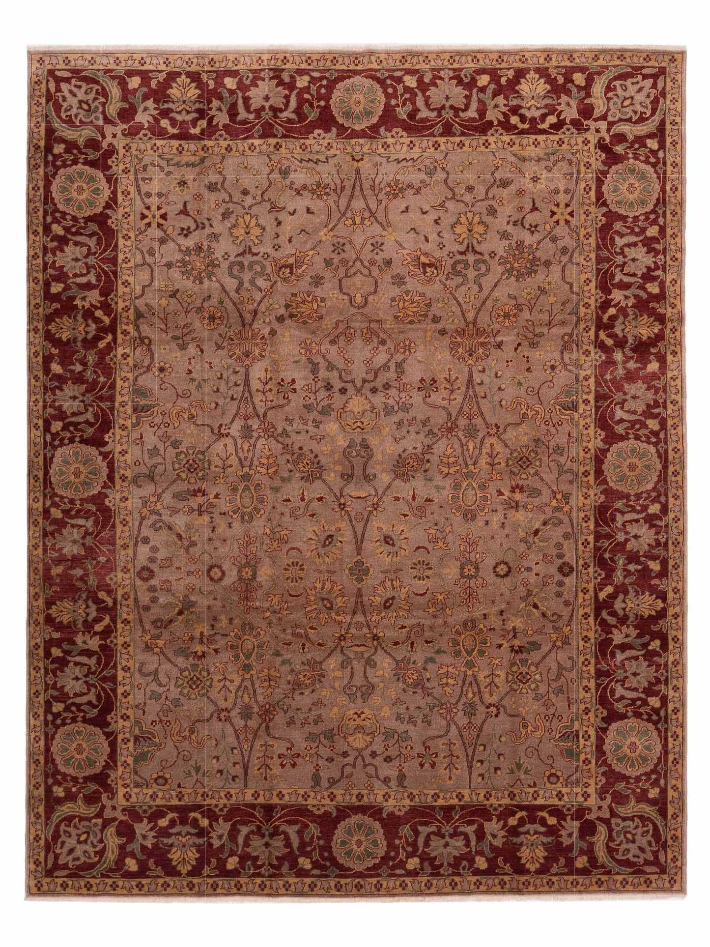 Pasha Antique Loom Brown Red Traditional