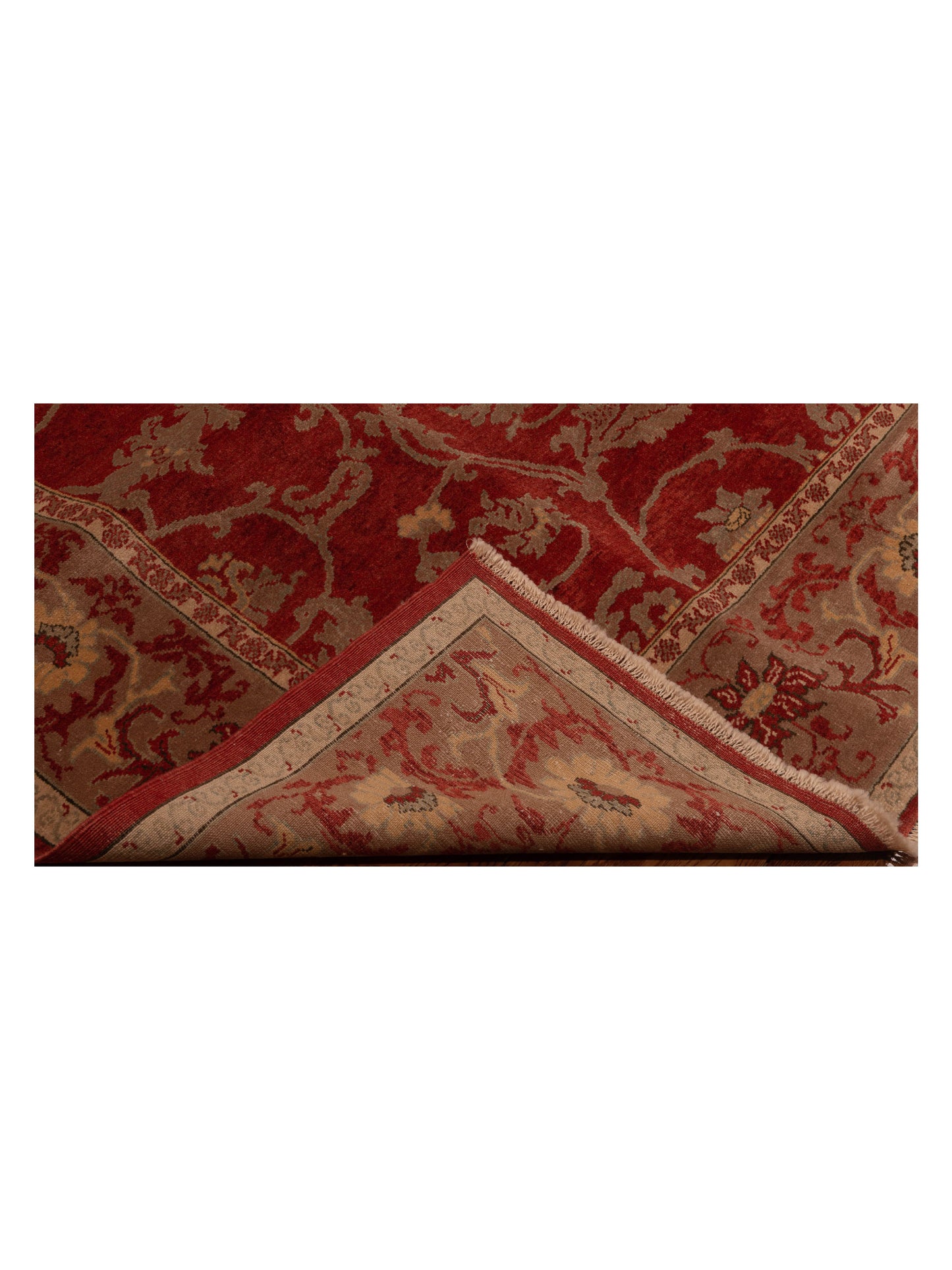Antique Loom 147427 Red Brown 6.8x9.7 Hand Knotted Rug