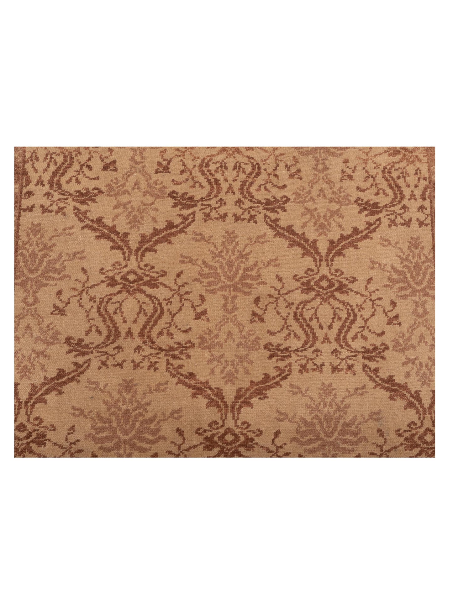 Antique Loom 147442 Ivory Ivory 4x6 Hand Knotted Rug