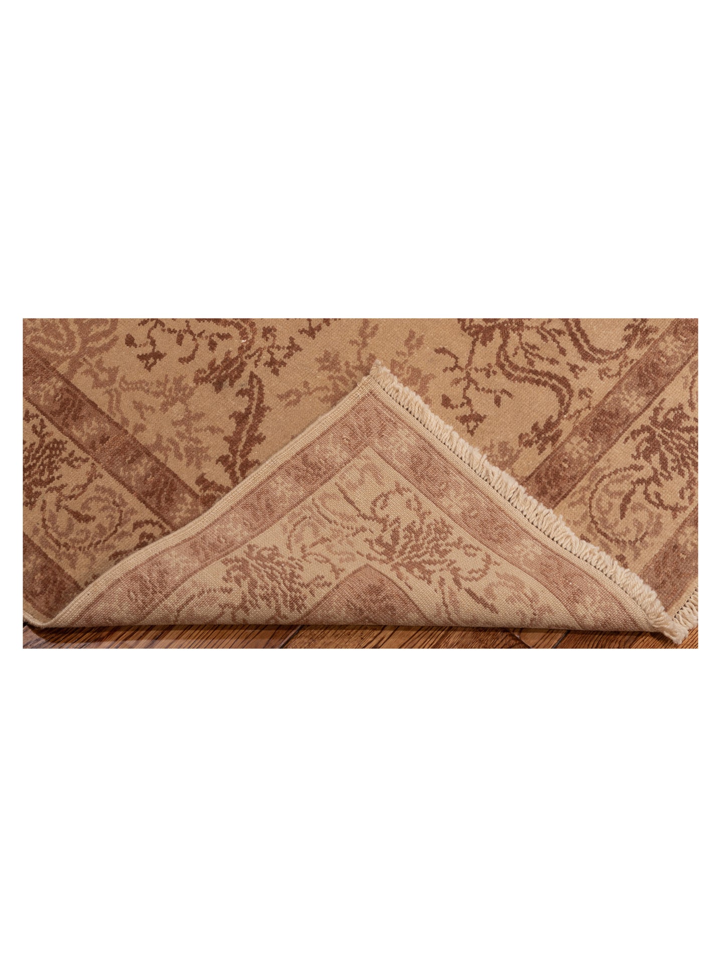 Antique Loom 147442 Ivory Ivory 4x6 Hand Knotted Rug