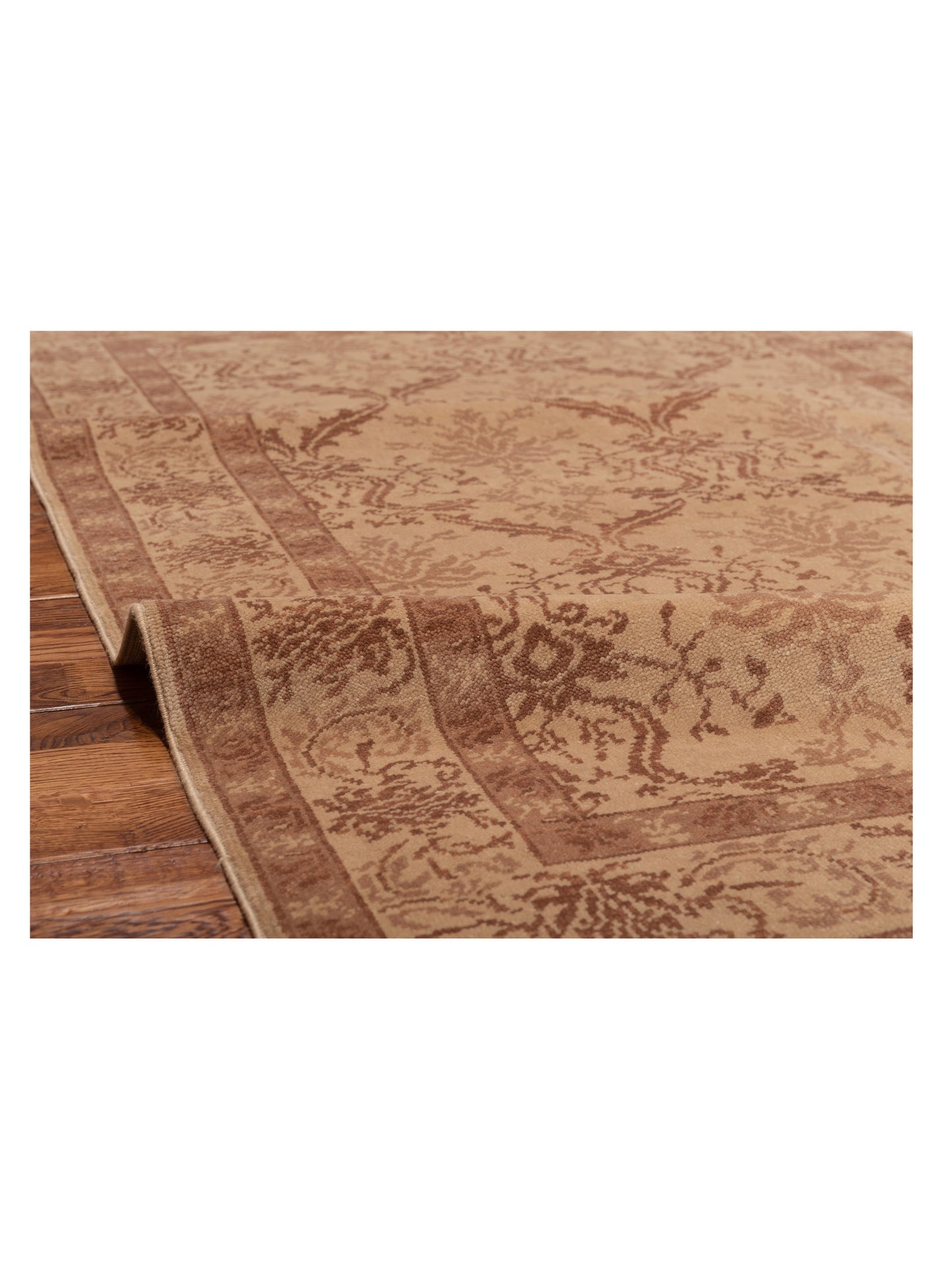 Antique Loom 147442 Ivory Ivory 4x6 Hand Knotted Rug