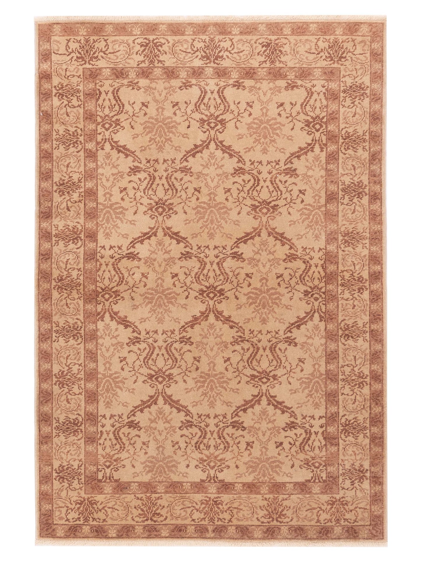 Pasha Antique Loom Ivory Ivory Traditional