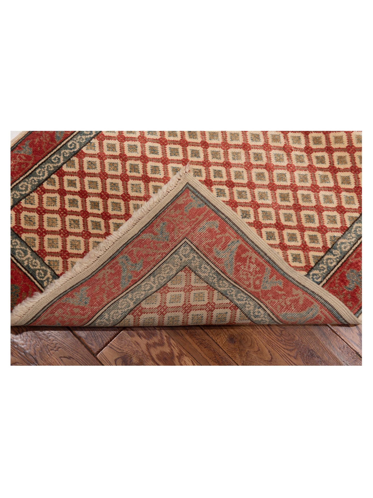 Antique Loom 147448 Rust Rust 3x9.6 Hand Knotted Rug