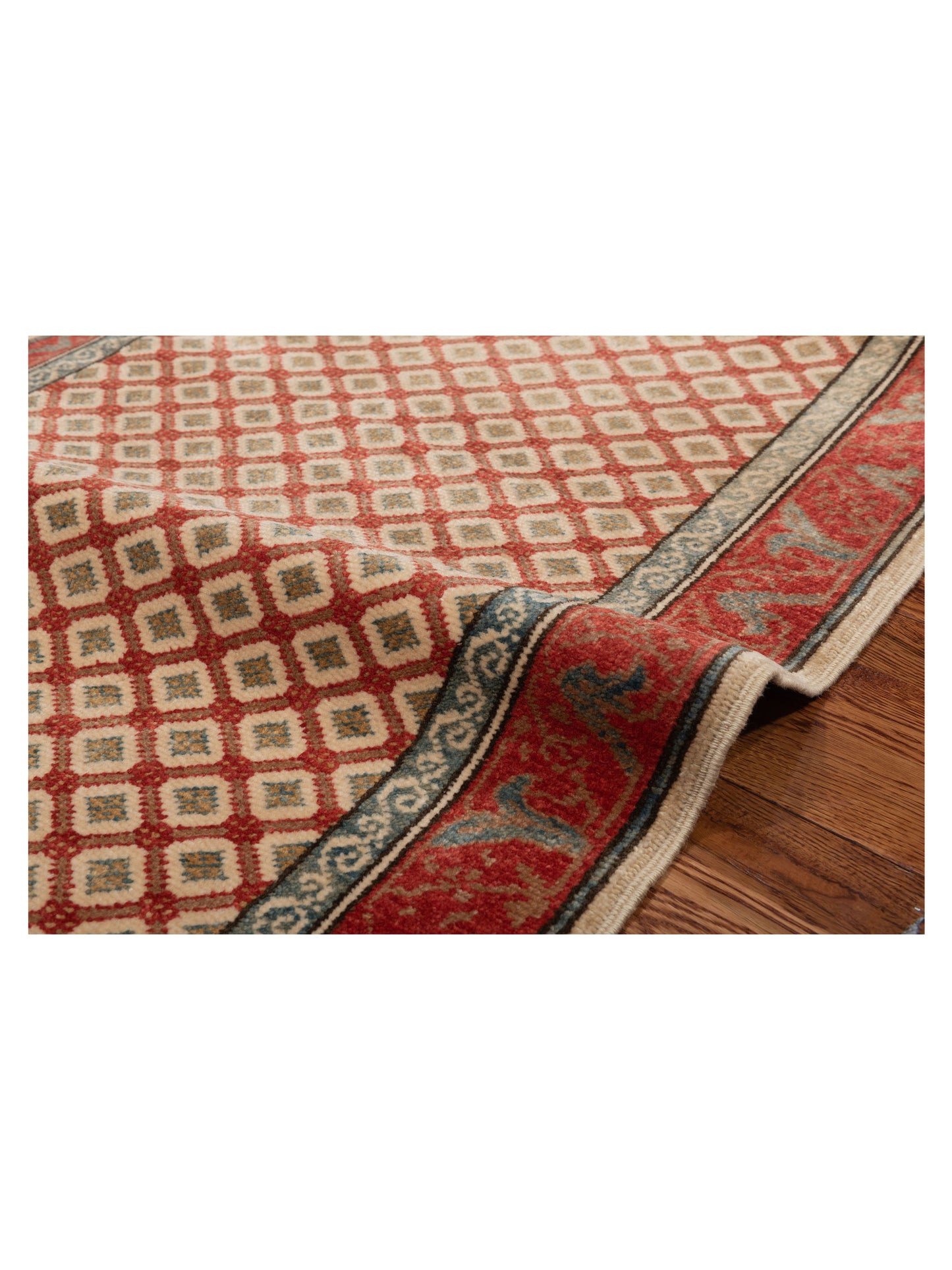 Antique Loom 147448 Rust Rust 3x9.6 Hand Knotted Rug