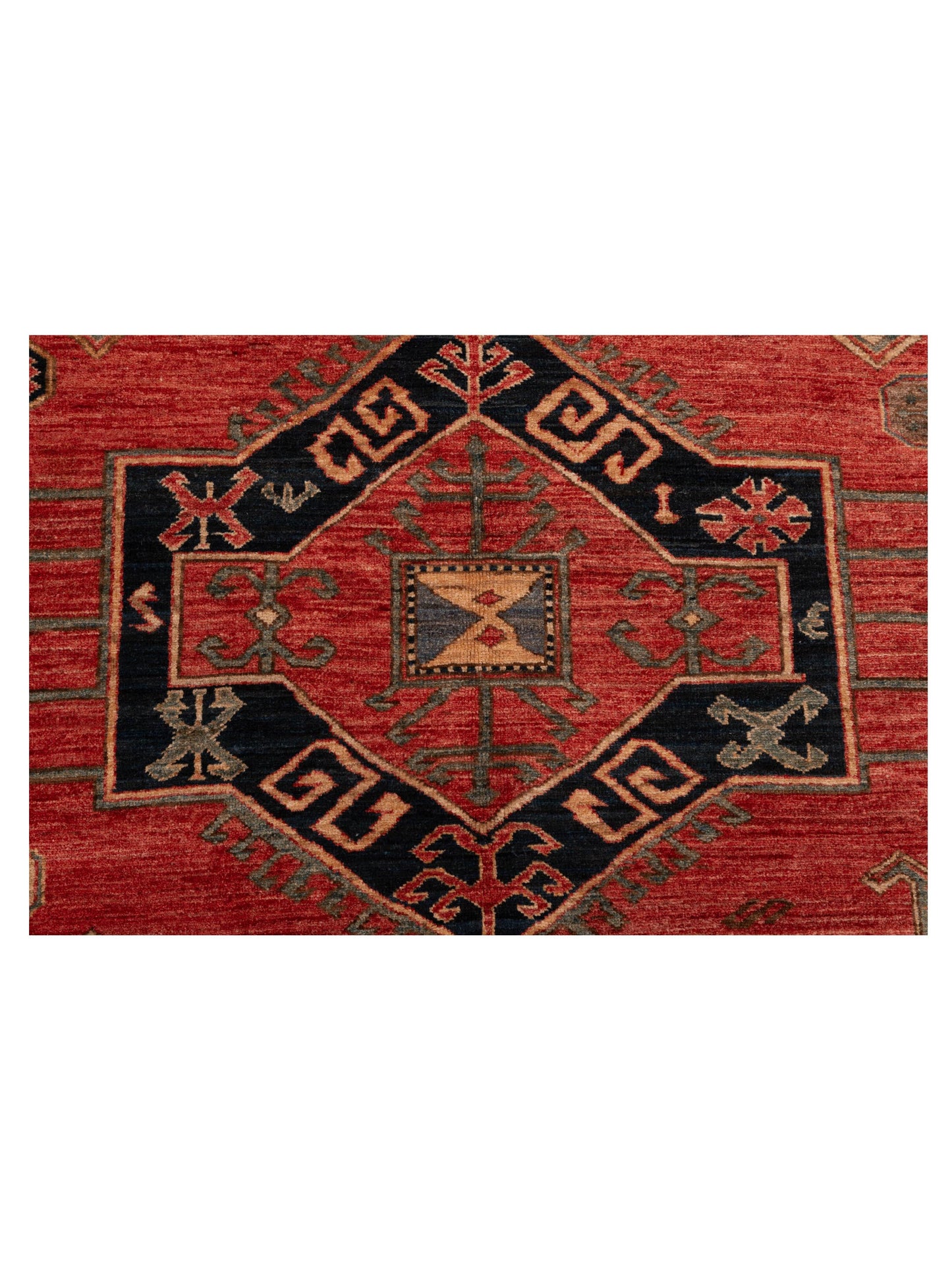 Antique Loom 147475 Rust Ivory 6.4x6.5 Hand Knotted Rug