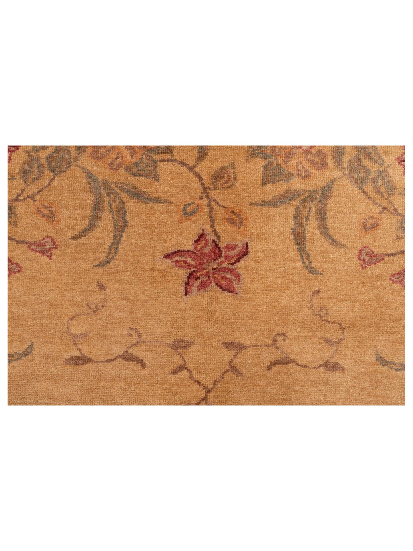 Antique Loom 147478 Gold Ivory 7x8 Hand Knotted Rug