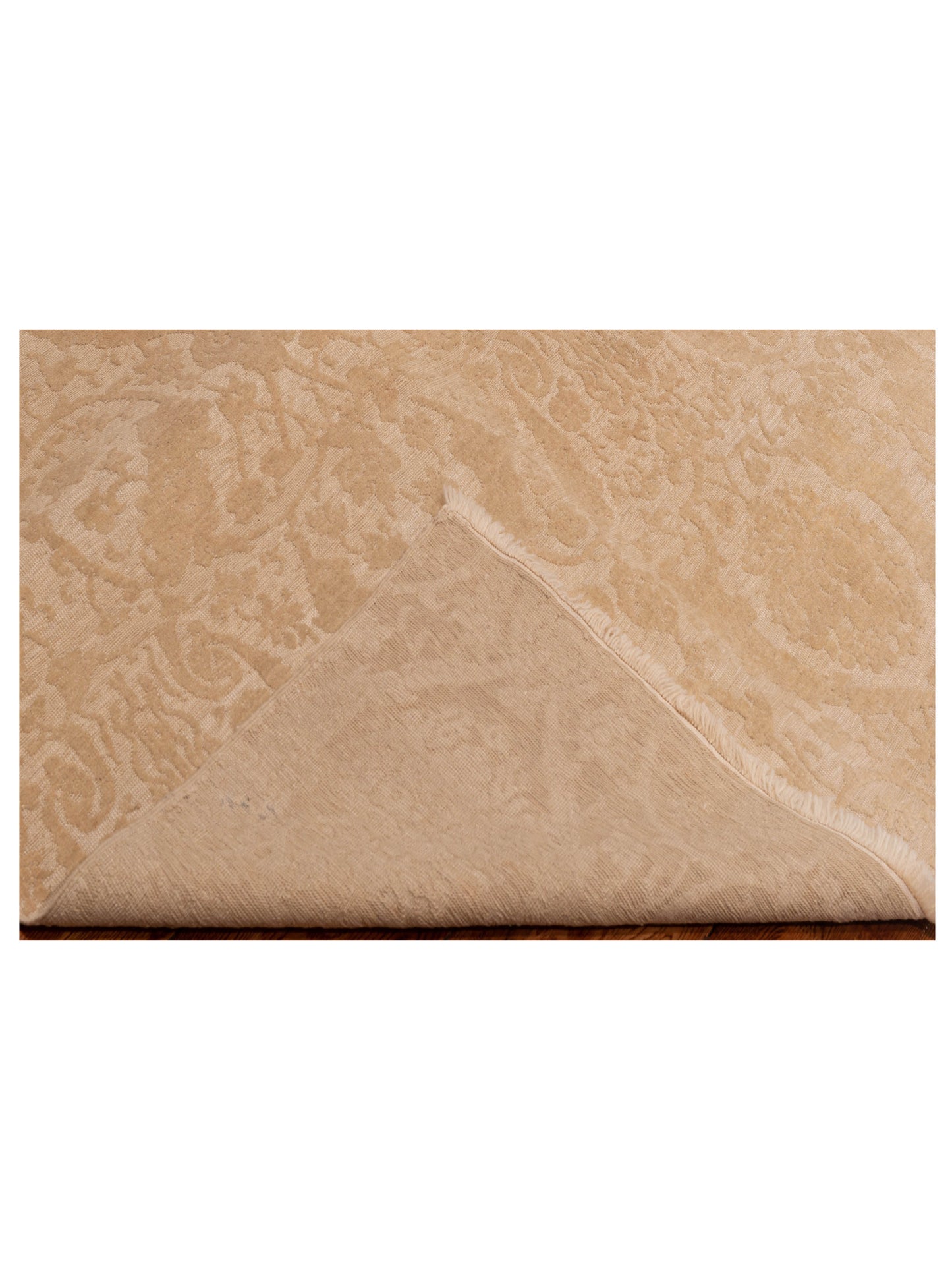 Defne Orchid Ivory Beige 6.5x9.7 Hand Knotted Rug