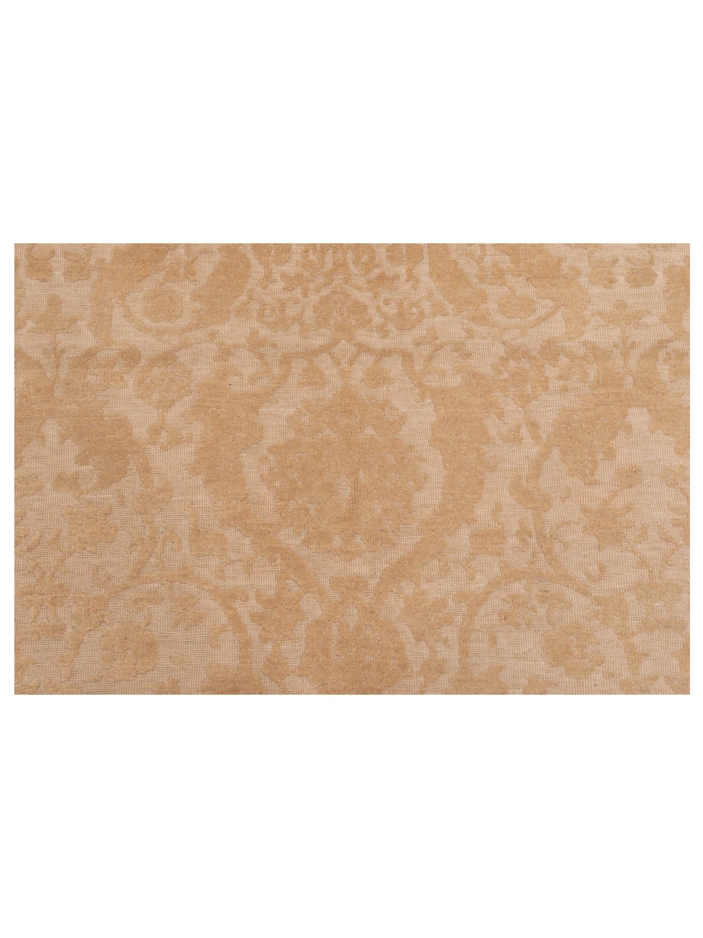 Defne Orchid Ivory Beige 6.5x9.7 Hand Knotted Rug