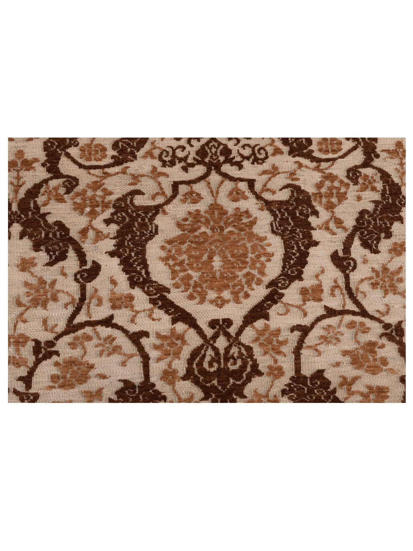 Defne Orchid Beige Brown 6.7x9.3 Hand Knotted Rug