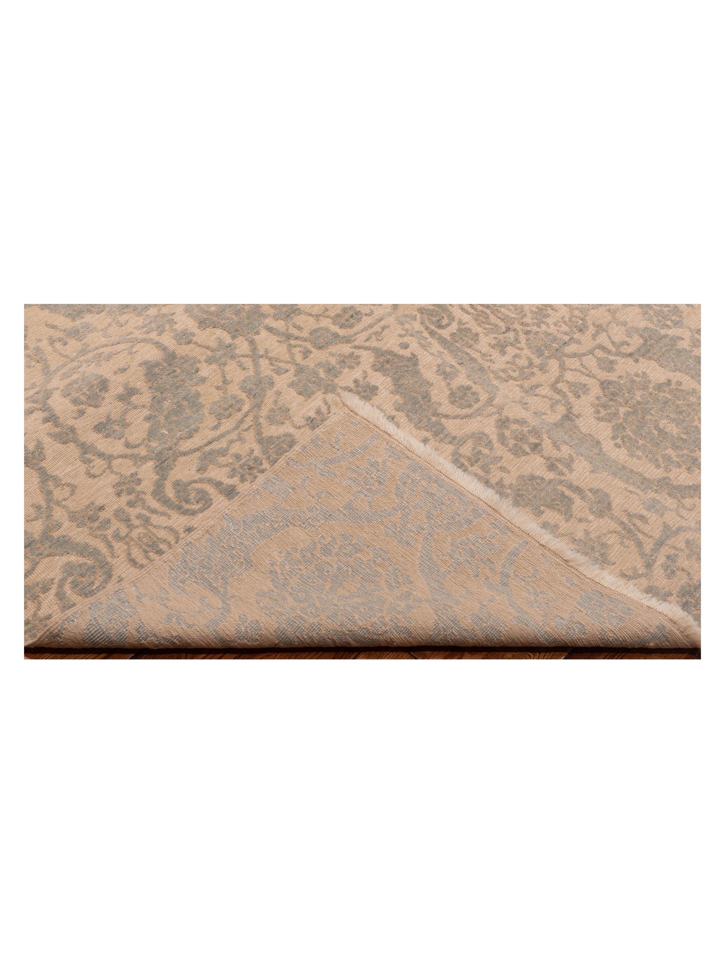 Defne Orchid Light Blue Ivory 6.8x9.6 Hand Knotted Rug