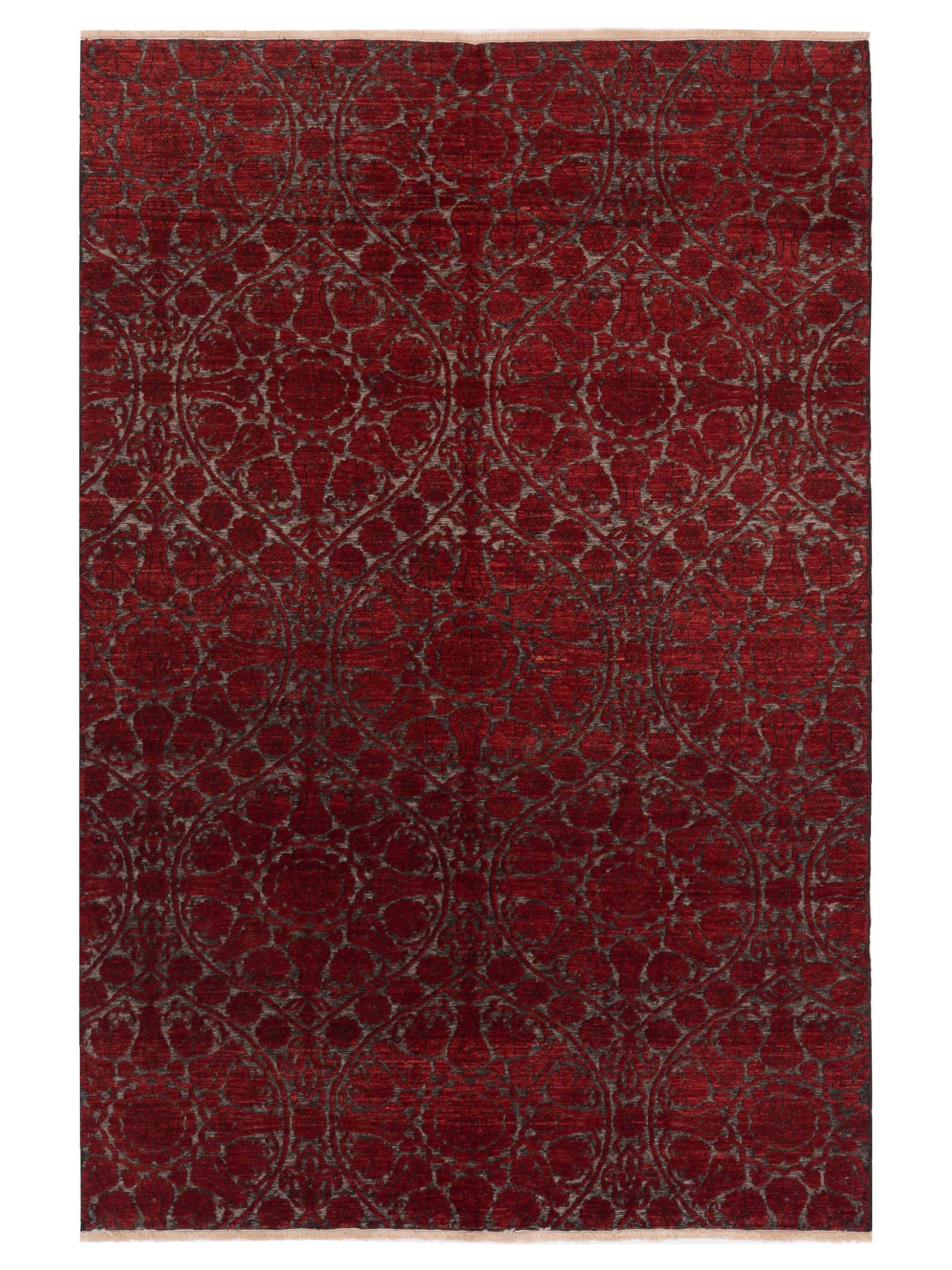 Pasha Defne  Charcoal Red Transitional