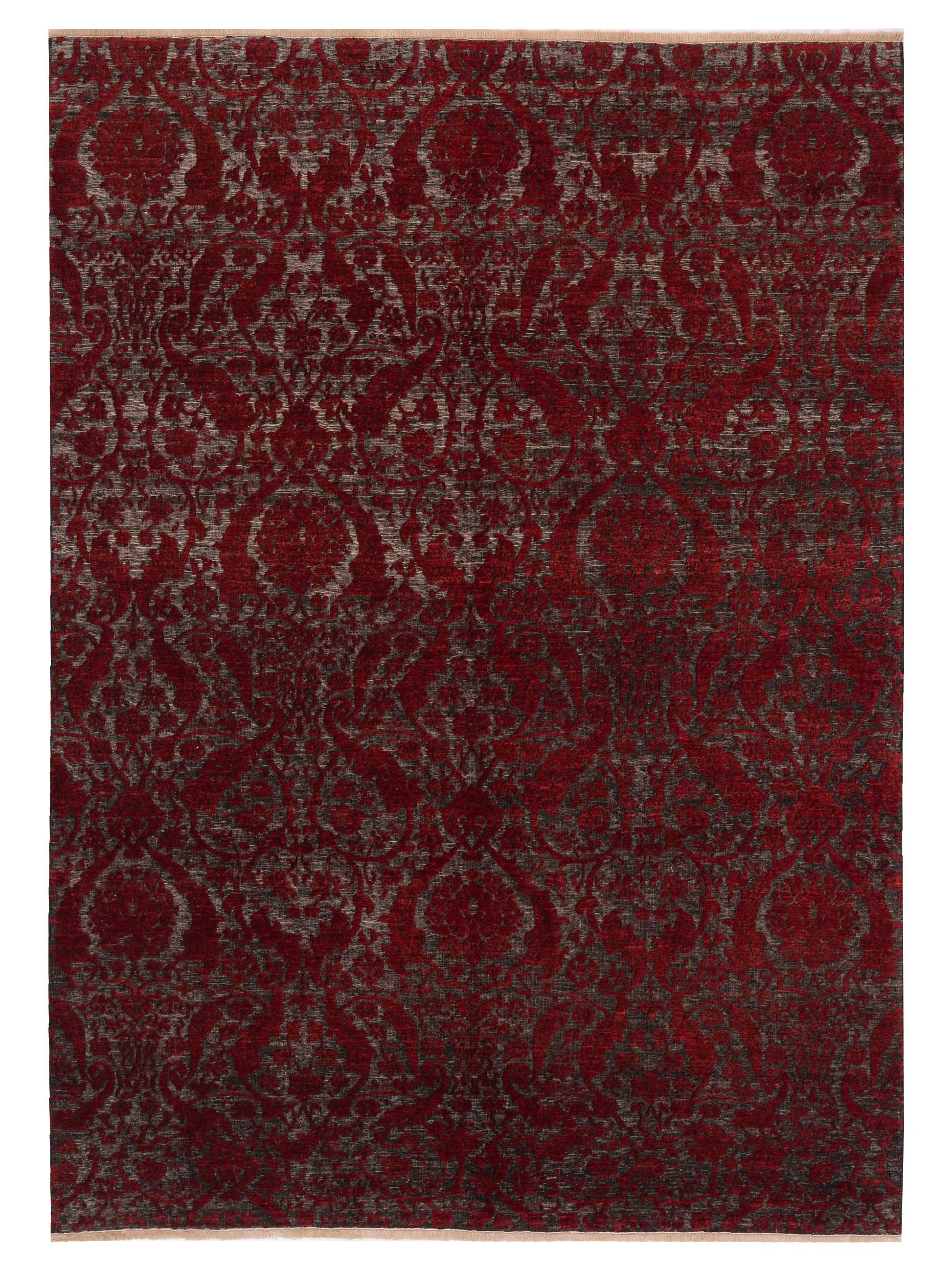 Pasha Defne  Charcoal Red Transitional