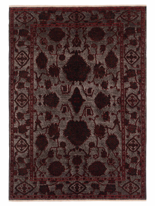 Pasha Defne  Charcoal Red Transitional