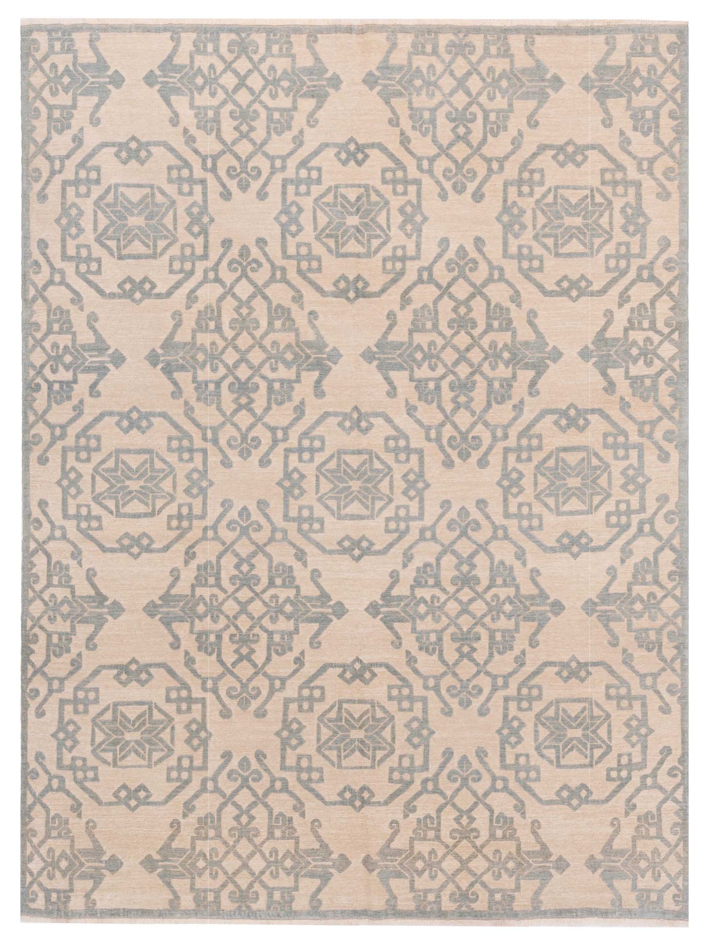 Pasha Defne  Ivory Light Blue Transitional