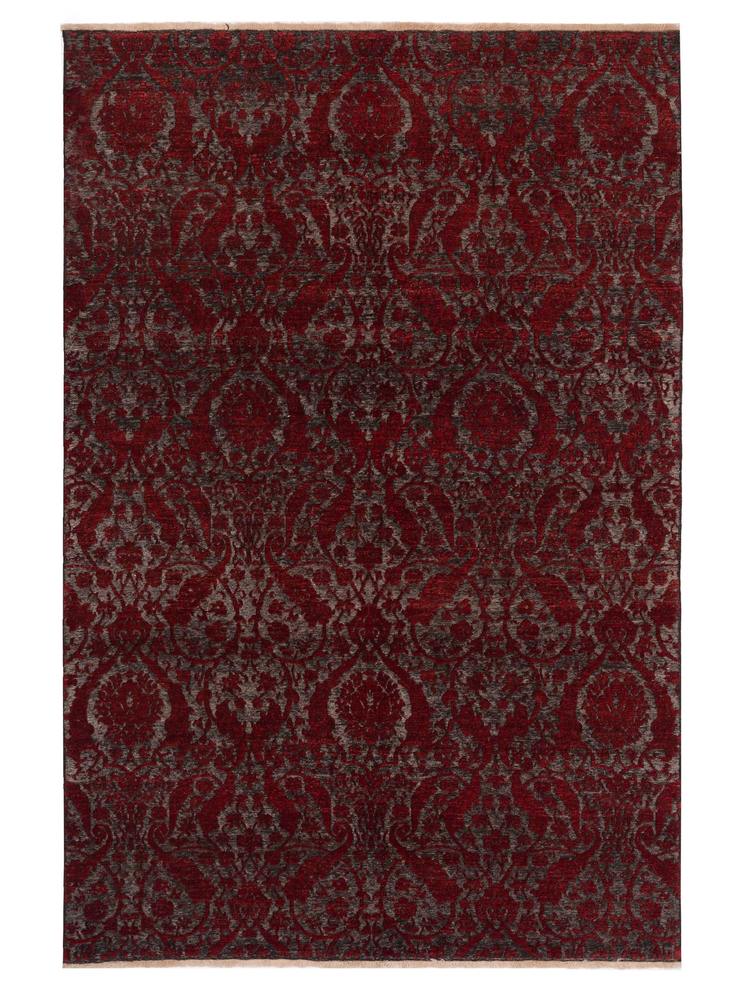 Pasha Defne  Charcoal Red Transitional