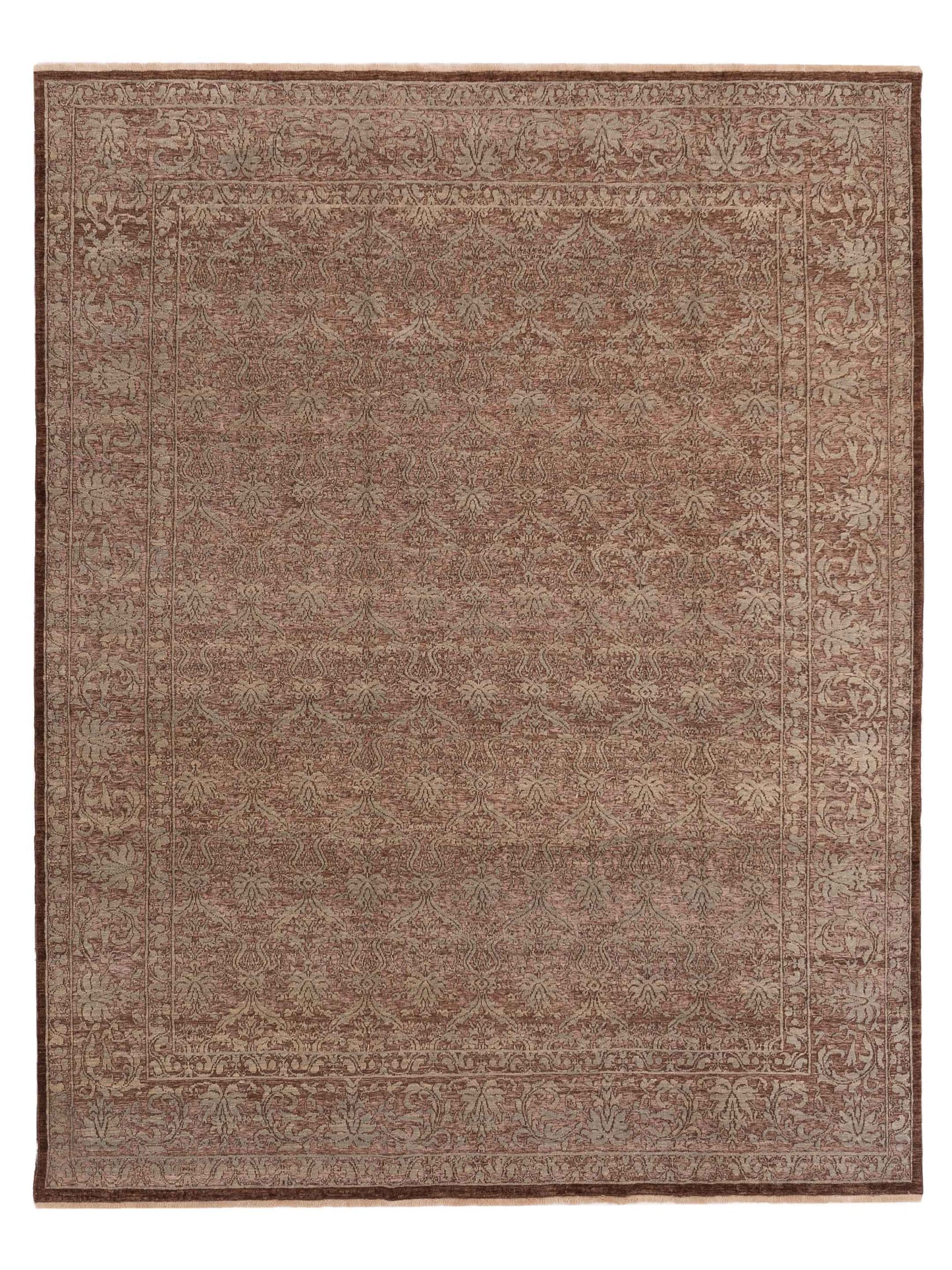 Pasha Defne Brown Silver Transitional
