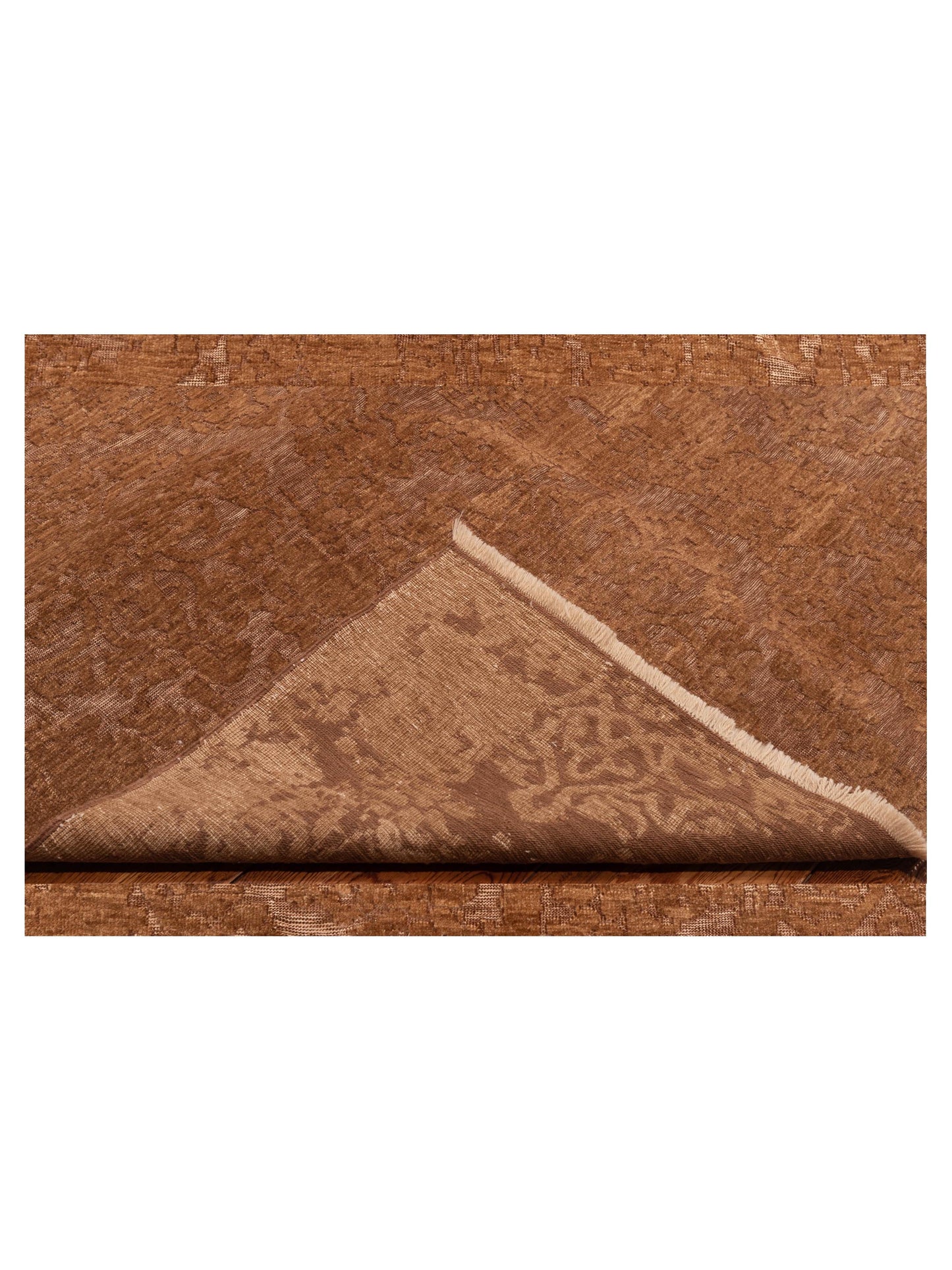 Defne Beony Dark Brown Brown 6.7x9.9 Hand Knotted Rug