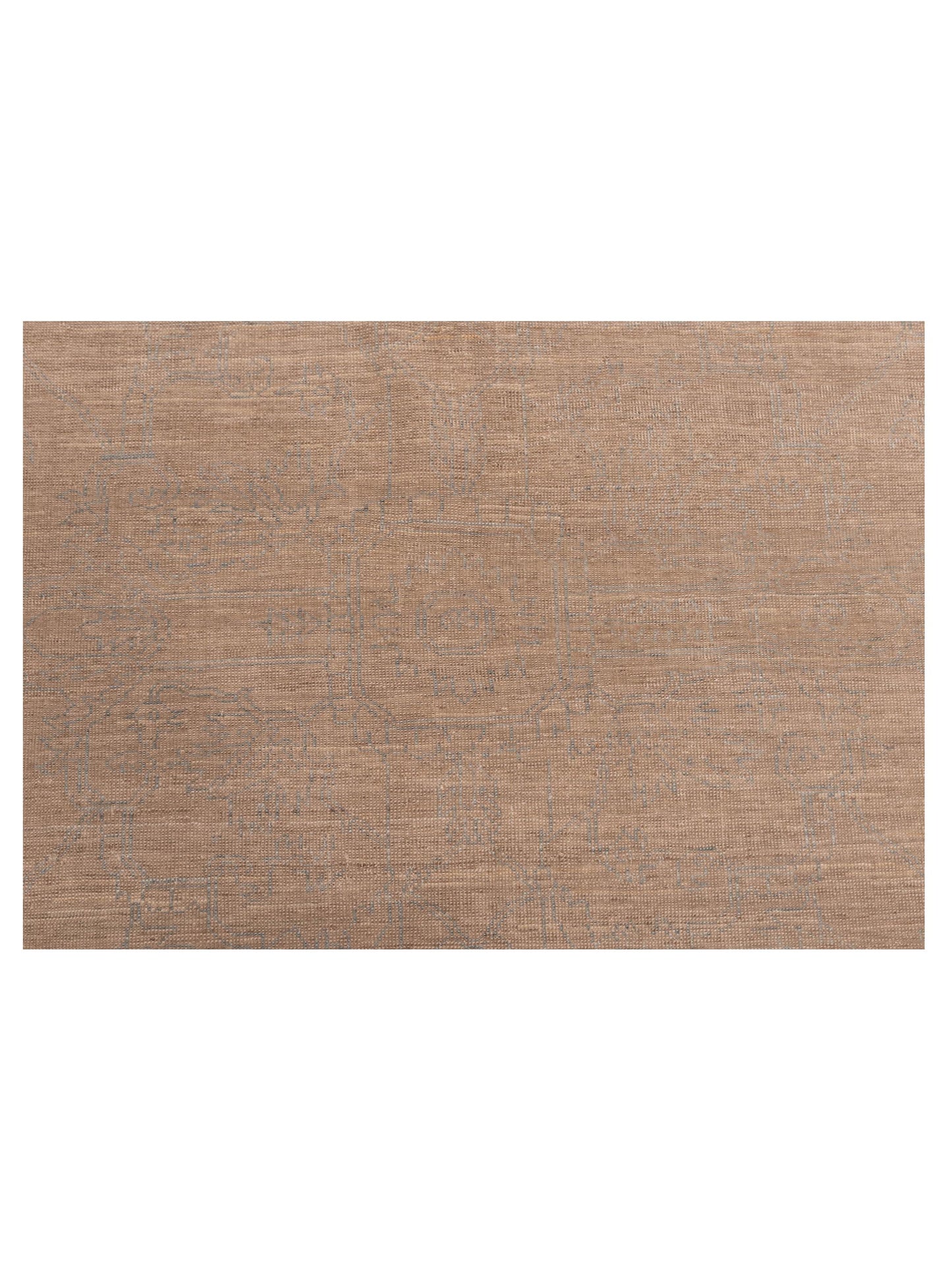 Defne Agate Silver Ice Blue 6.6x9.8 Hand Knotted Rug