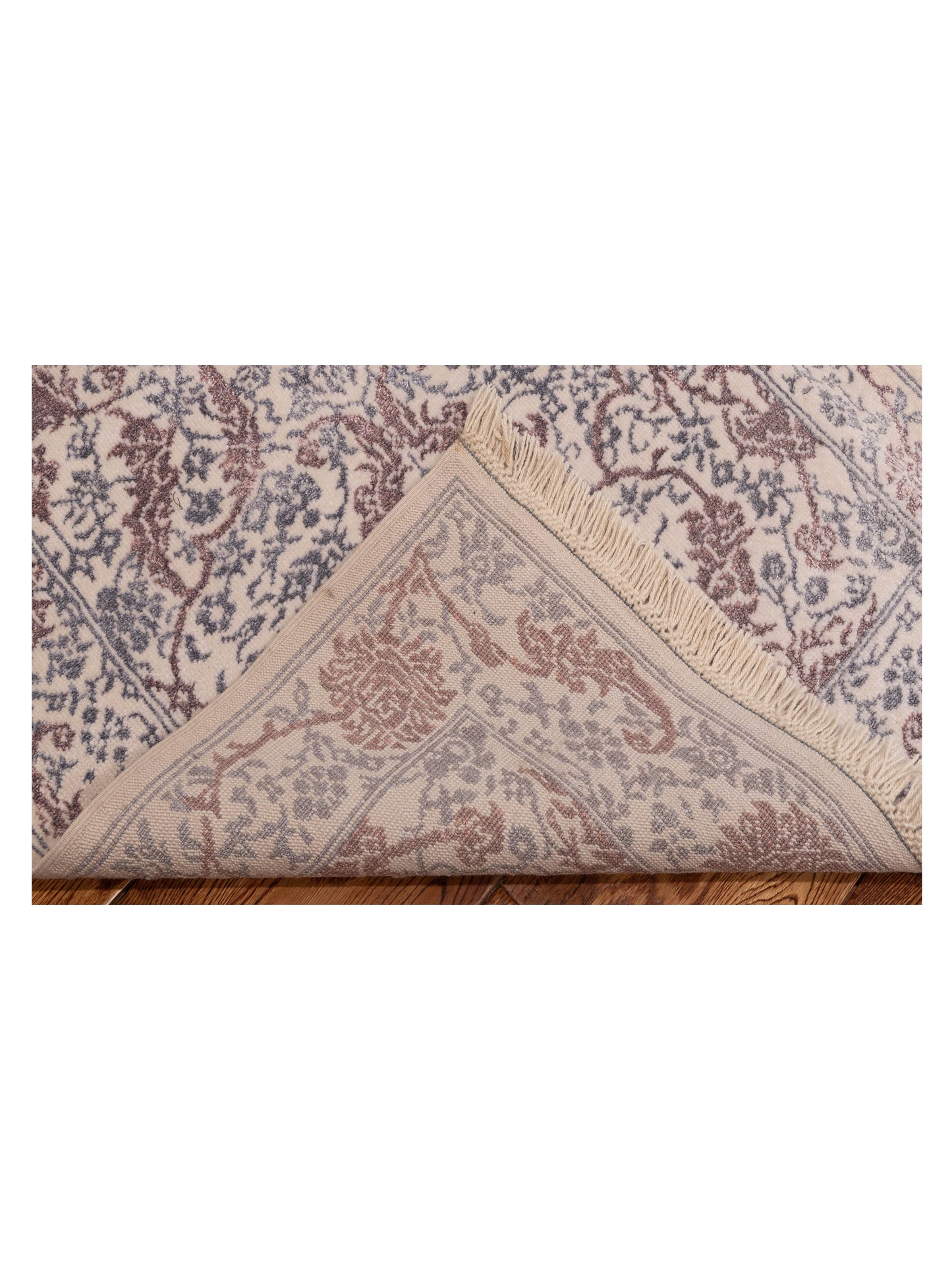 Defne Orchid Ivory Brown 2.9x15.7 Hand Knotted Rug