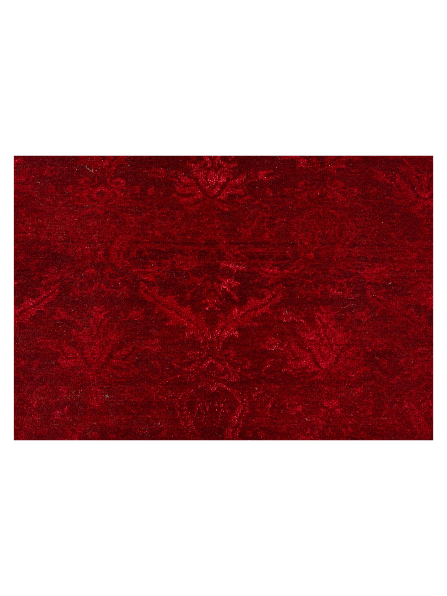 Defne Begonia Red Red 6.9x8.10 Hand Knotted Rug