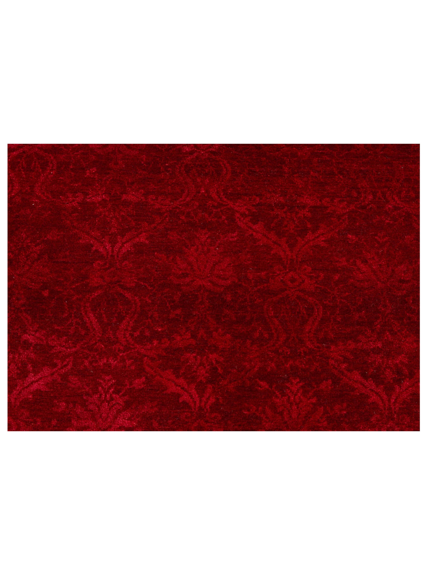 Defne Claire Red 6.9x9.2 Hand Knotted Rug
