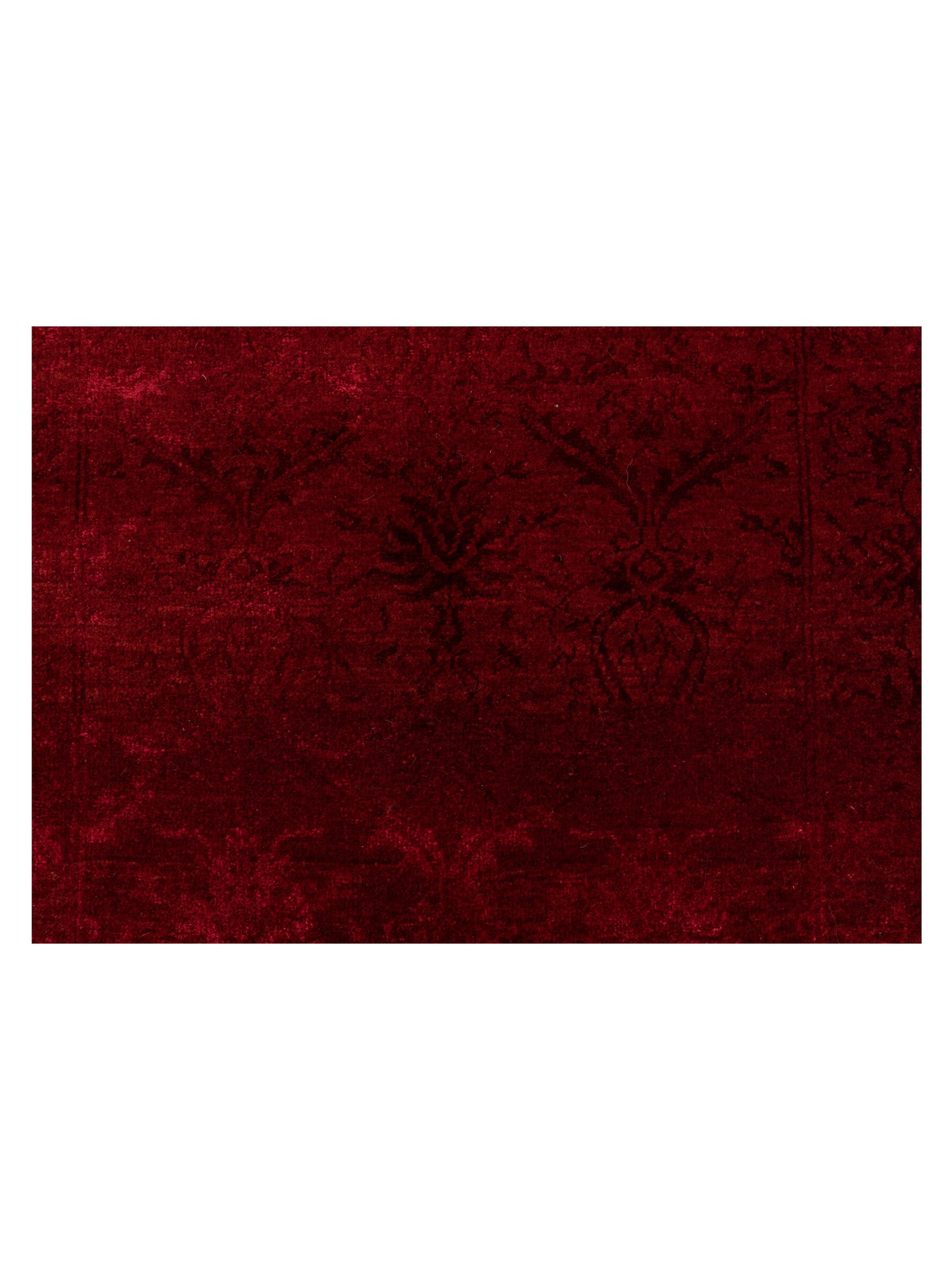 Defne Begonia Red Red 2.9x15.10 Hand Knotted Rug