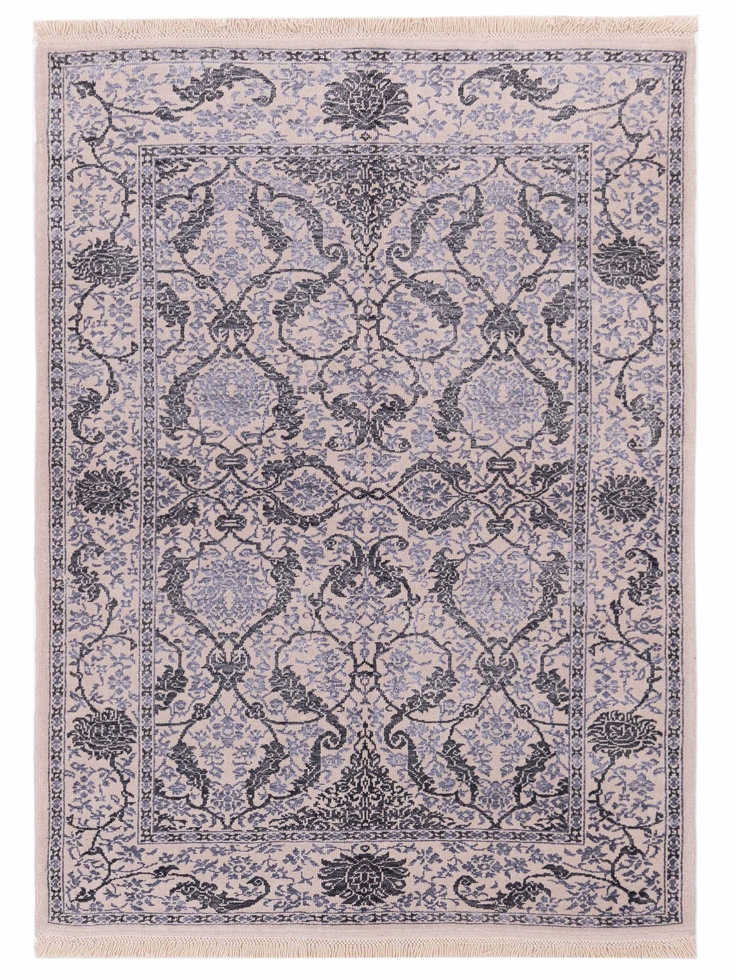 Pasha Defne Ivory Charcoal Transitional