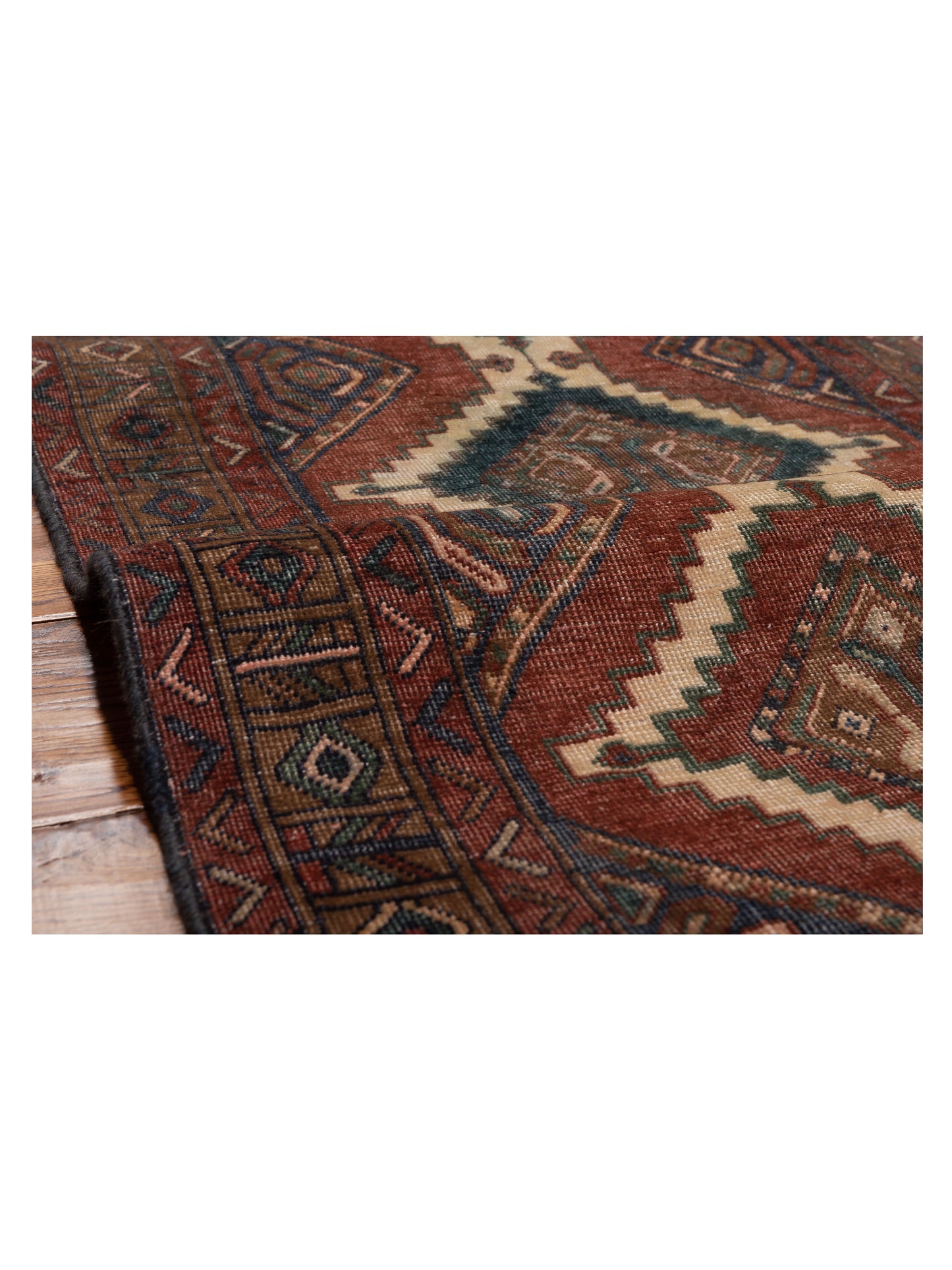 Antique Heirloom 147656 Red Brown 2.8x9.5 Hand Knotted Rug