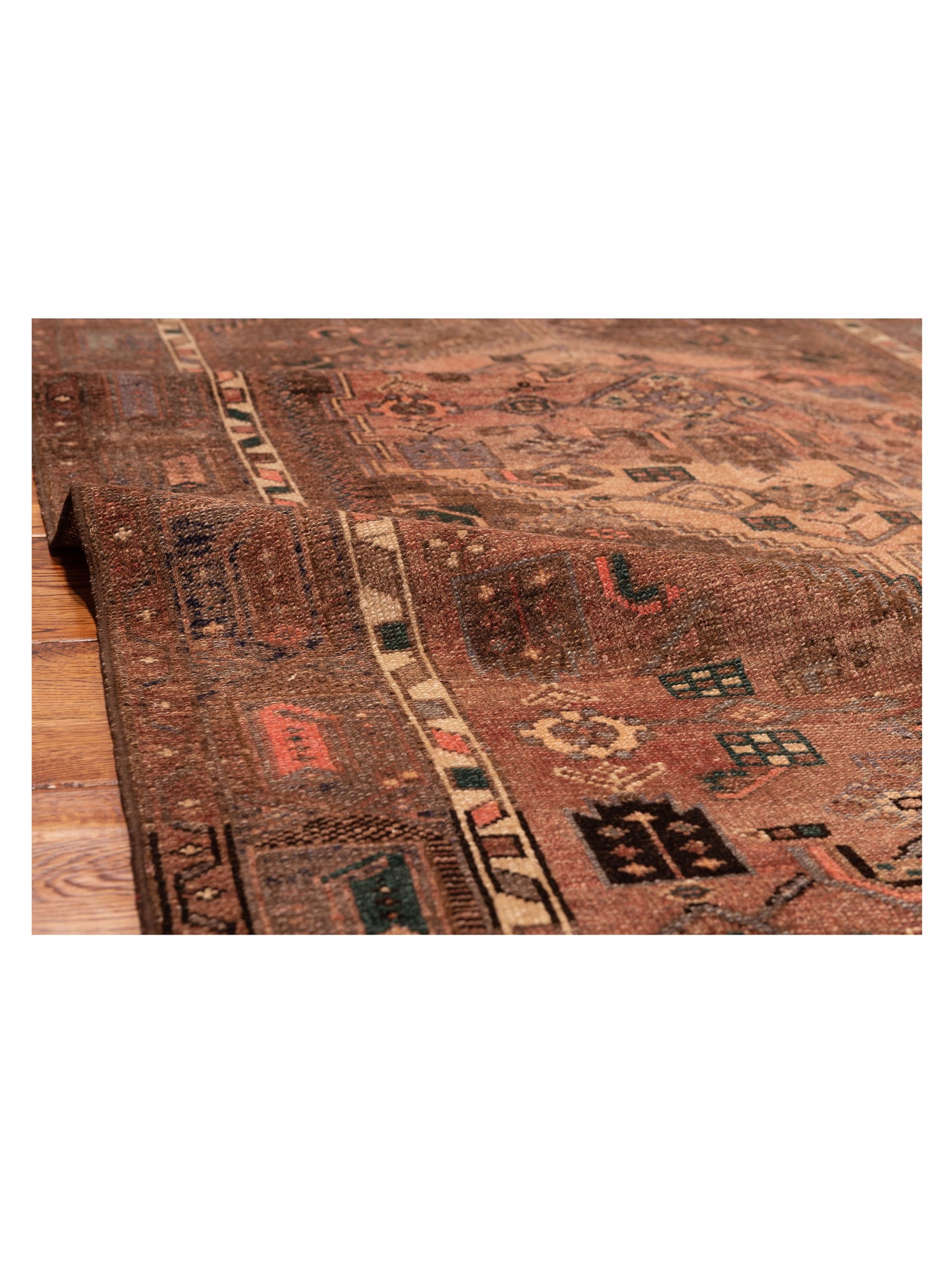 Antique Heirloom 147661 Brown Brown 4.3x7.7 Hand Knotted Rug